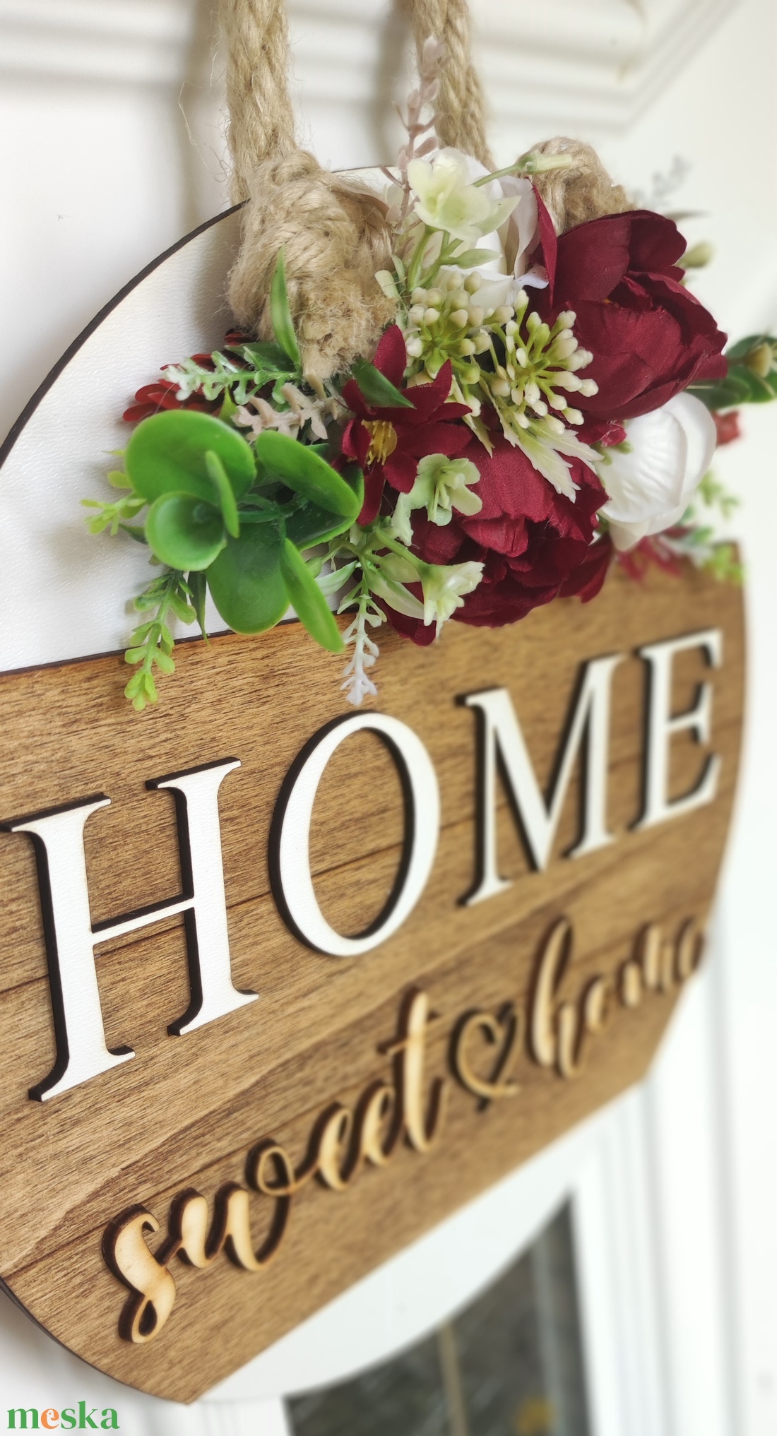 Bordó HOME sweethome - otthon & életmód - dekoráció - ajtó- és ablak dekoráció - ajtódísz & kopogtató - Meska.hu Bordó HOME sweethome - otthon & életmód - dekoráció - ajtó- és ablak dekoráció - ajtódísz & kopogtató - Meska.hu