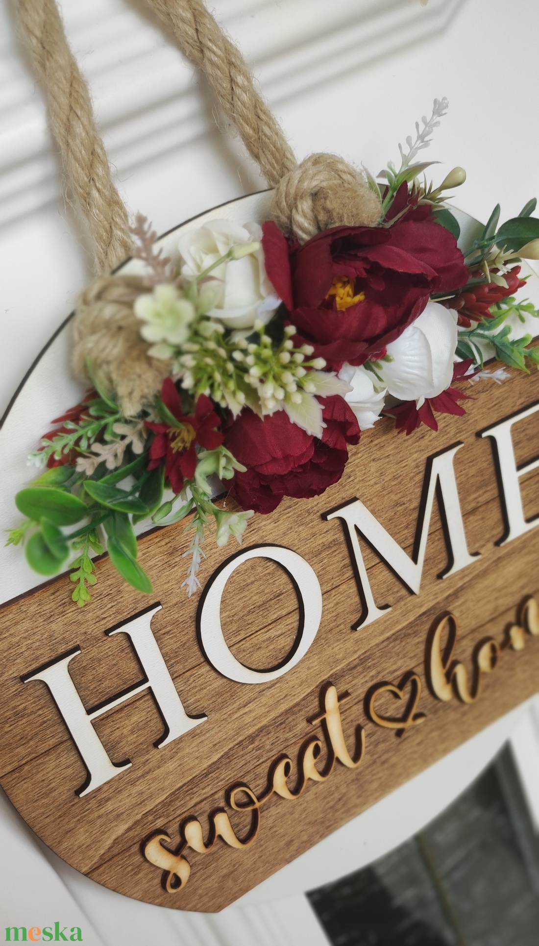 Bordó HOME sweethome - otthon & életmód - dekoráció - ajtó- és ablak dekoráció - ajtódísz & kopogtató - Meska.hu Bordó HOME sweethome - otthon & életmód - dekoráció - ajtó- és ablak dekoráció - ajtódísz & kopogtató - Meska.hu