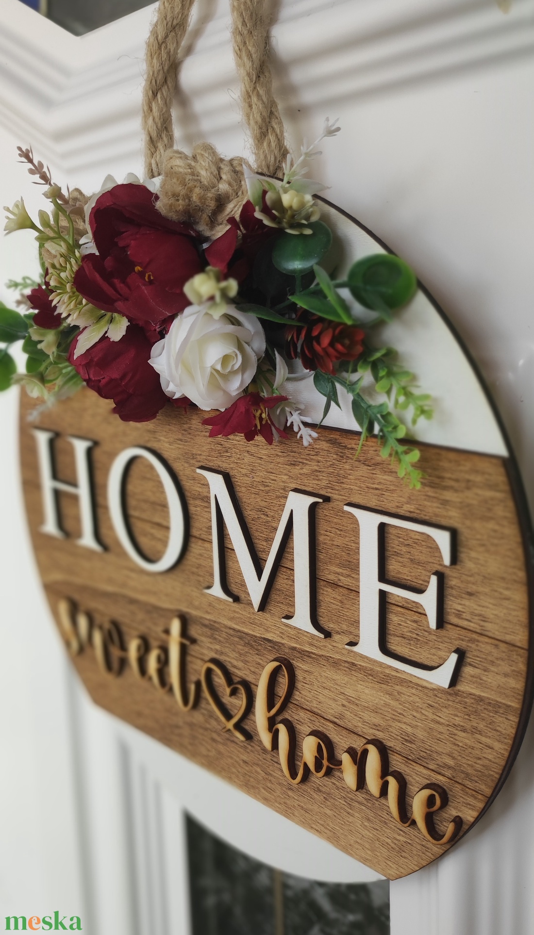 Bordó HOME sweethome - otthon & életmód - dekoráció - ajtó- és ablak dekoráció - ajtódísz & kopogtató - Meska.hu Bordó HOME sweethome - otthon & életmód - dekoráció - ajtó- és ablak dekoráció - ajtódísz & kopogtató - Meska.hu