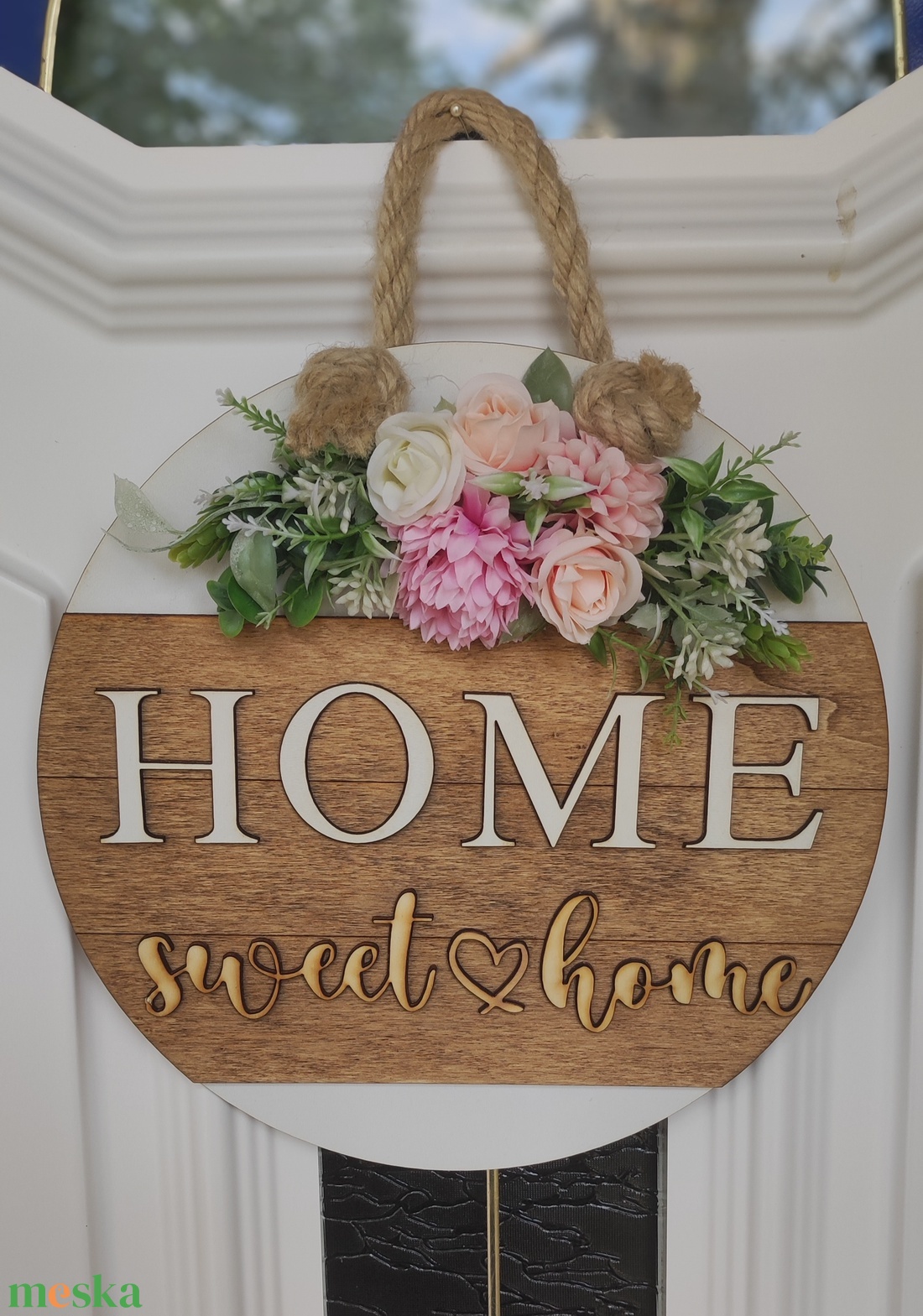 Rózsaszín HOME sweethome - otthon & életmód - dekoráció - ajtó- és ablak dekoráció - ajtódísz & kopogtató - Meska.hu Rózsaszín HOME sweethome - otthon & életmód - dekoráció - ajtó- és ablak dekoráció - ajtódísz & kopogtató - Meska.hu