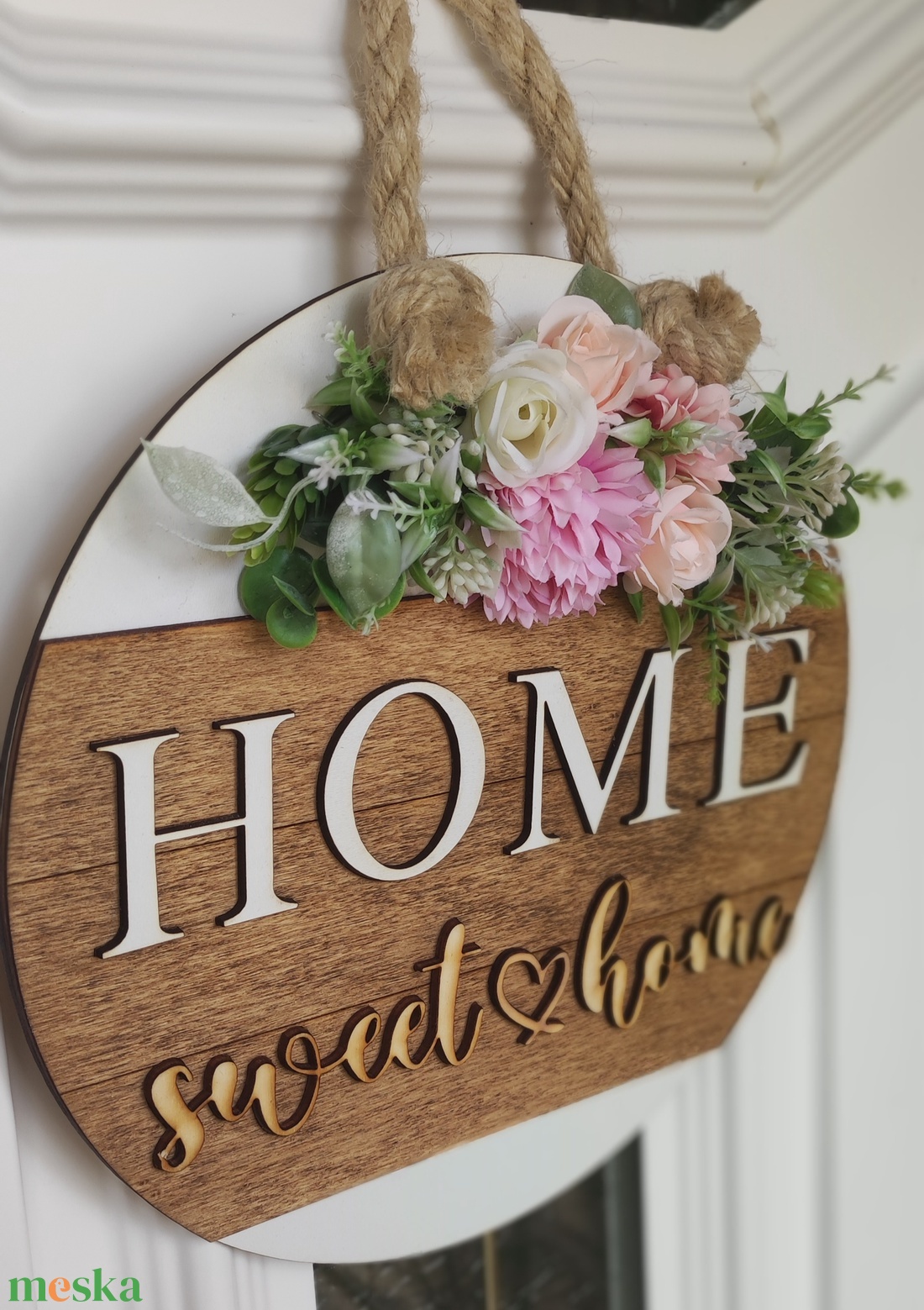 Rózsaszín HOME sweethome - otthon & életmód - dekoráció - ajtó- és ablak dekoráció - ajtódísz & kopogtató - Meska.hu Rózsaszín HOME sweethome - otthon & életmód - dekoráció - ajtó- és ablak dekoráció - ajtódísz & kopogtató - Meska.hu