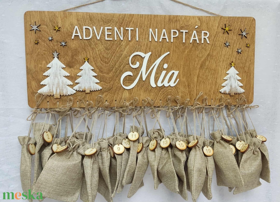 Örök adventi naptár  - karácsony - adventi díszek - adventi naptár - Meska.hu Örök adventi naptár  - karácsony - adventi díszek - adventi naptár - Meska.hu