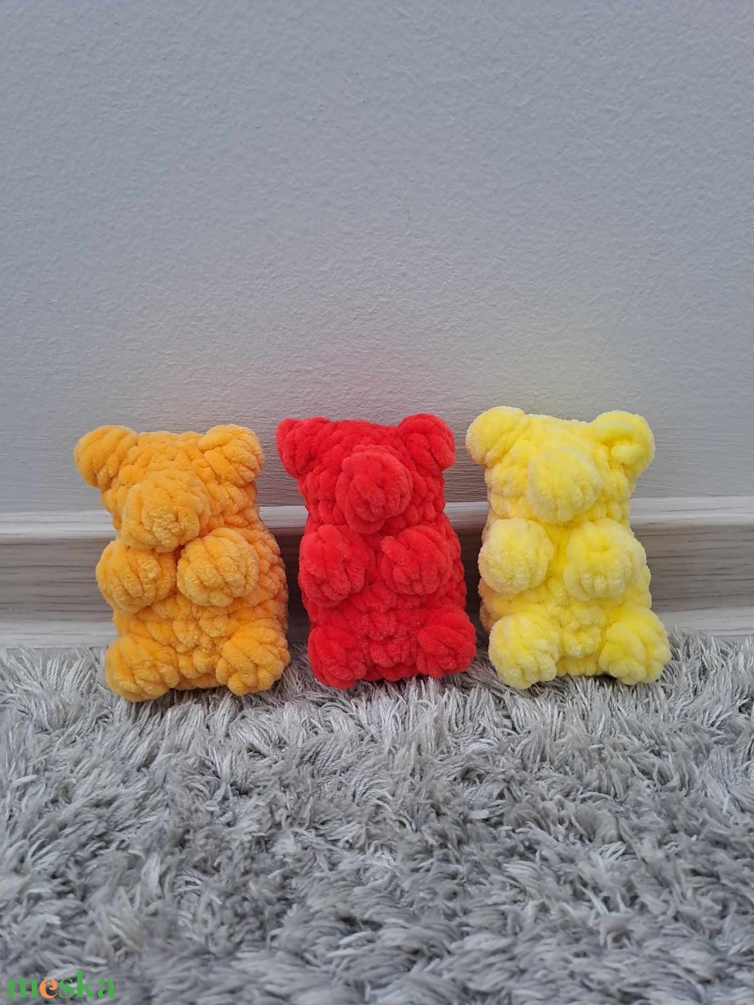 horgolt gumi maci - játék & sport - plüssállat & játékfigura - béka - Meska.hu