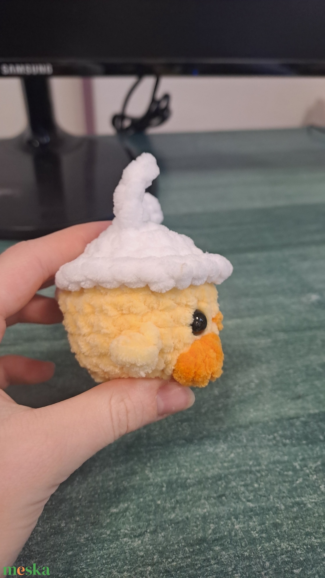 Horgolt csibe - játék & sport - plüssállat & játékfigura - más figura - Meska.hu