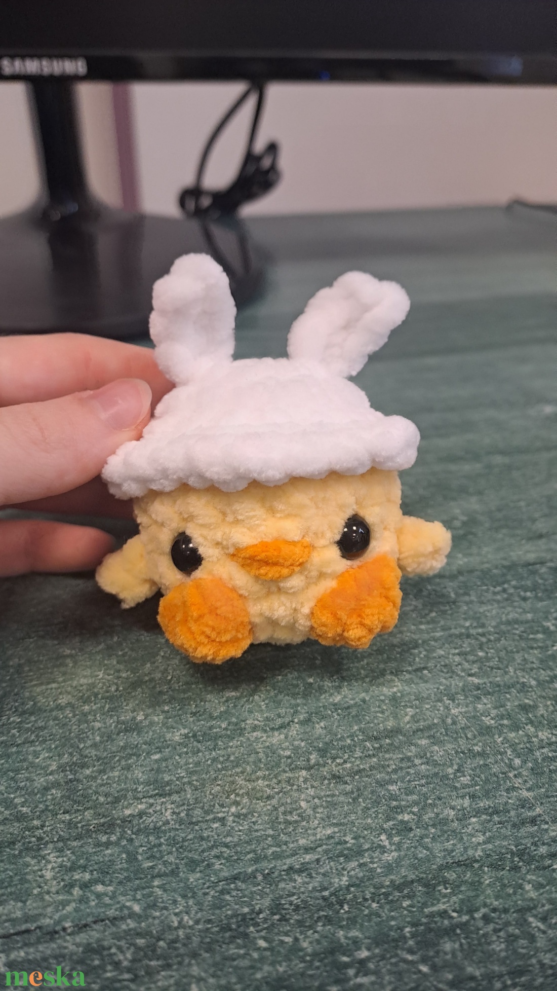 Horgolt csibe - játék & sport - plüssállat & játékfigura - más figura - Meska.hu