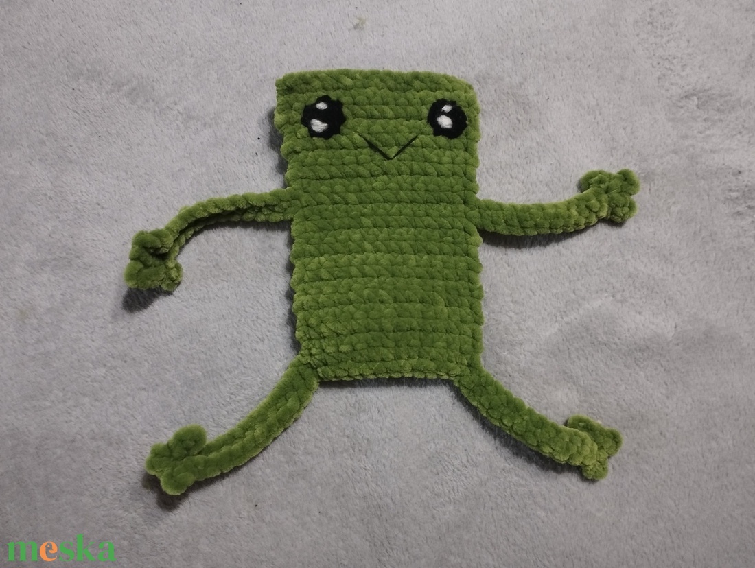 Lapos béka - játék & sport - plüssállat & játékfigura - béka - Meska.hu