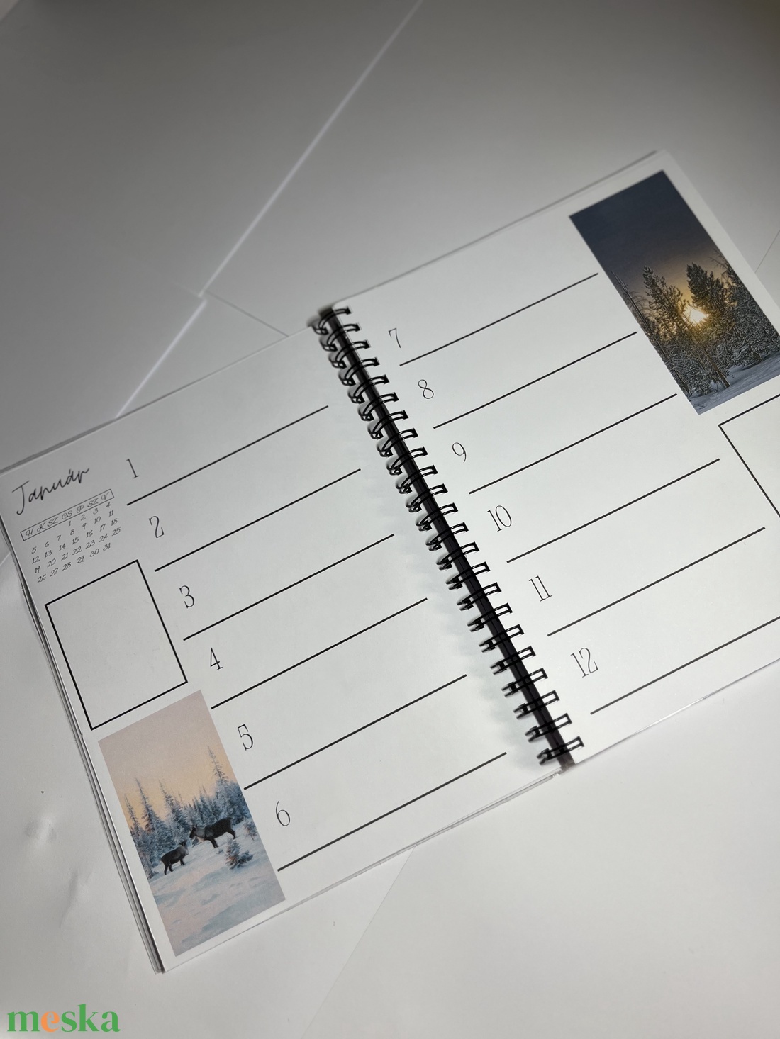 Határidőnapló - otthon & életmód - papír, írószer - jegyzetfüzet & napló - Meska.hu