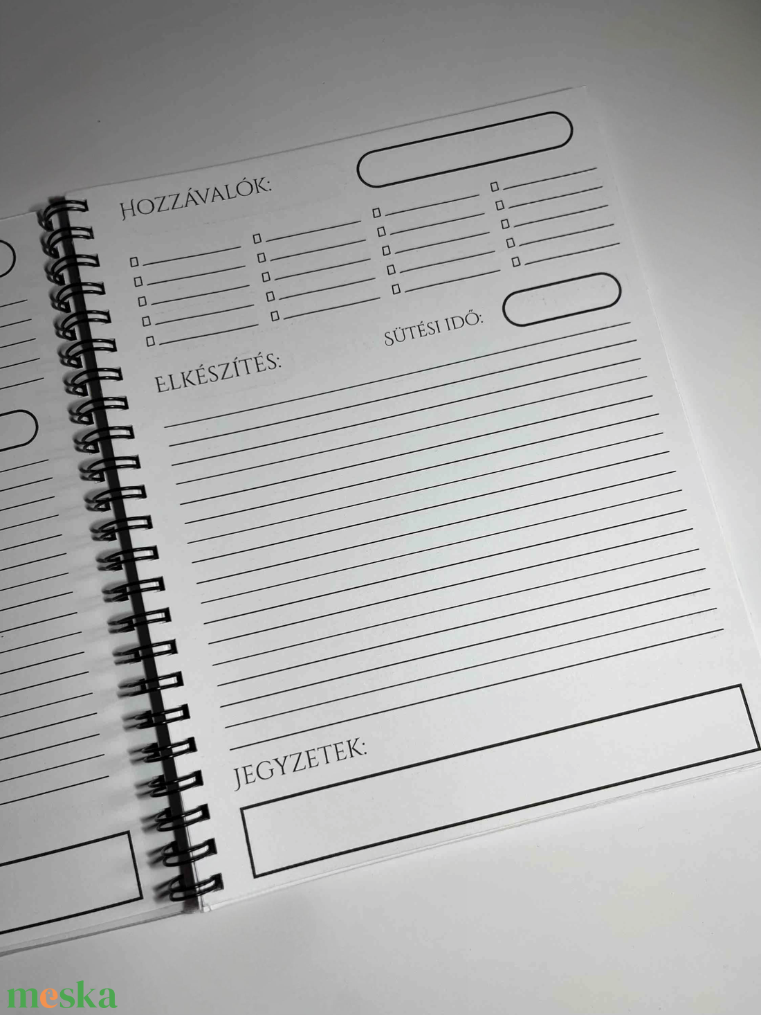 Receptfüzet - otthon & életmód - konyhafelszerelés, tálalás - sütés, főzés - receptfüzet - Meska.hu