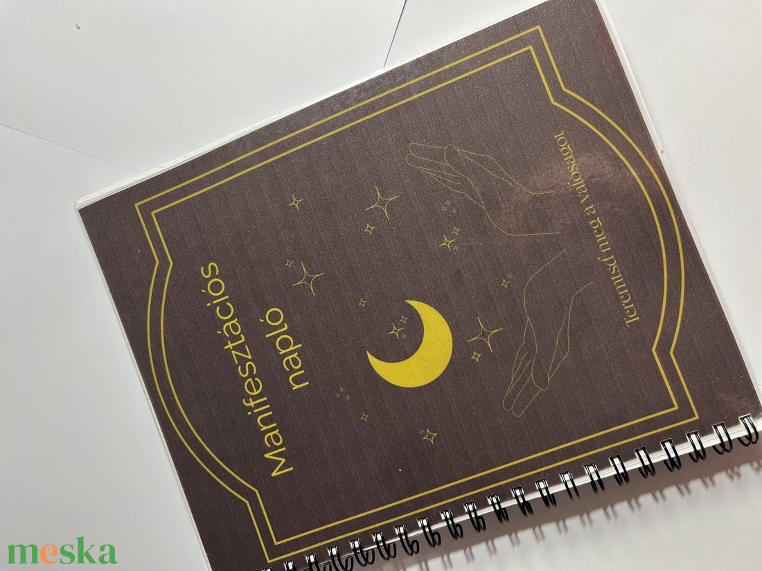 Manifesztációs napló - otthon & életmód - papír, írószer - jegyzetfüzet & napló - Meska.hu