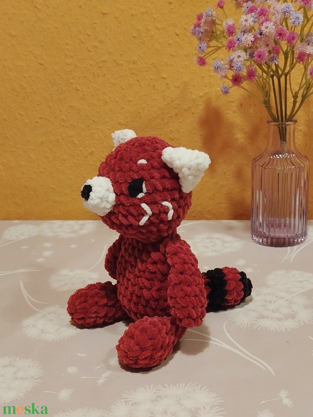 Horgolt vörös panda - játék & sport - plüssállat & játékfigura - más figura - Meska.hu Horgolt vörös panda - játék & sport - plüssállat & játékfigura - más figura - Meska.hu
