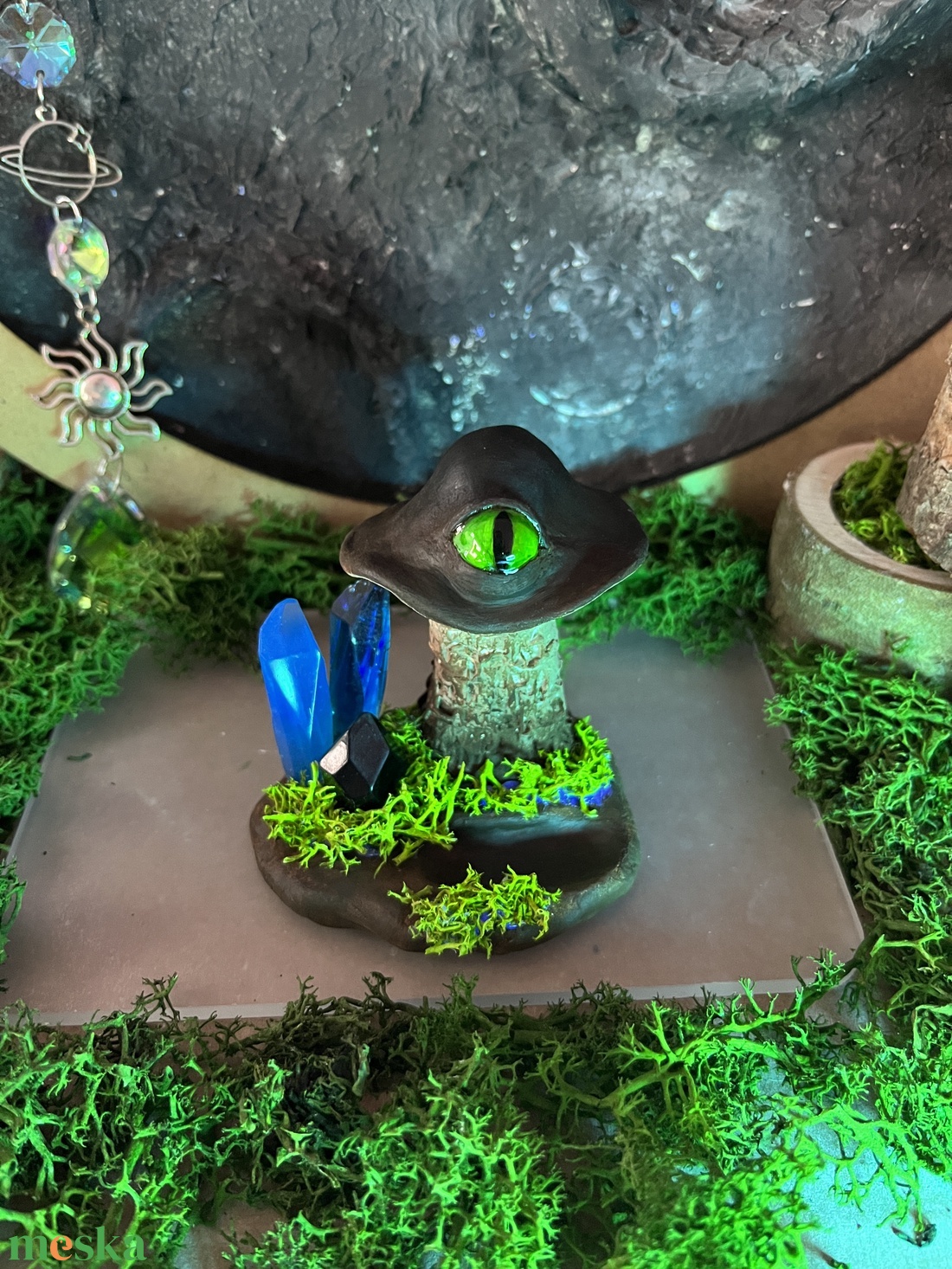 Fantasy gomba gyűrűtartó � kézzel készült dekor - otthon & életmód - dekoráció - asztal és polc dekoráció - dekorációs tál, tartó - Meska.hu