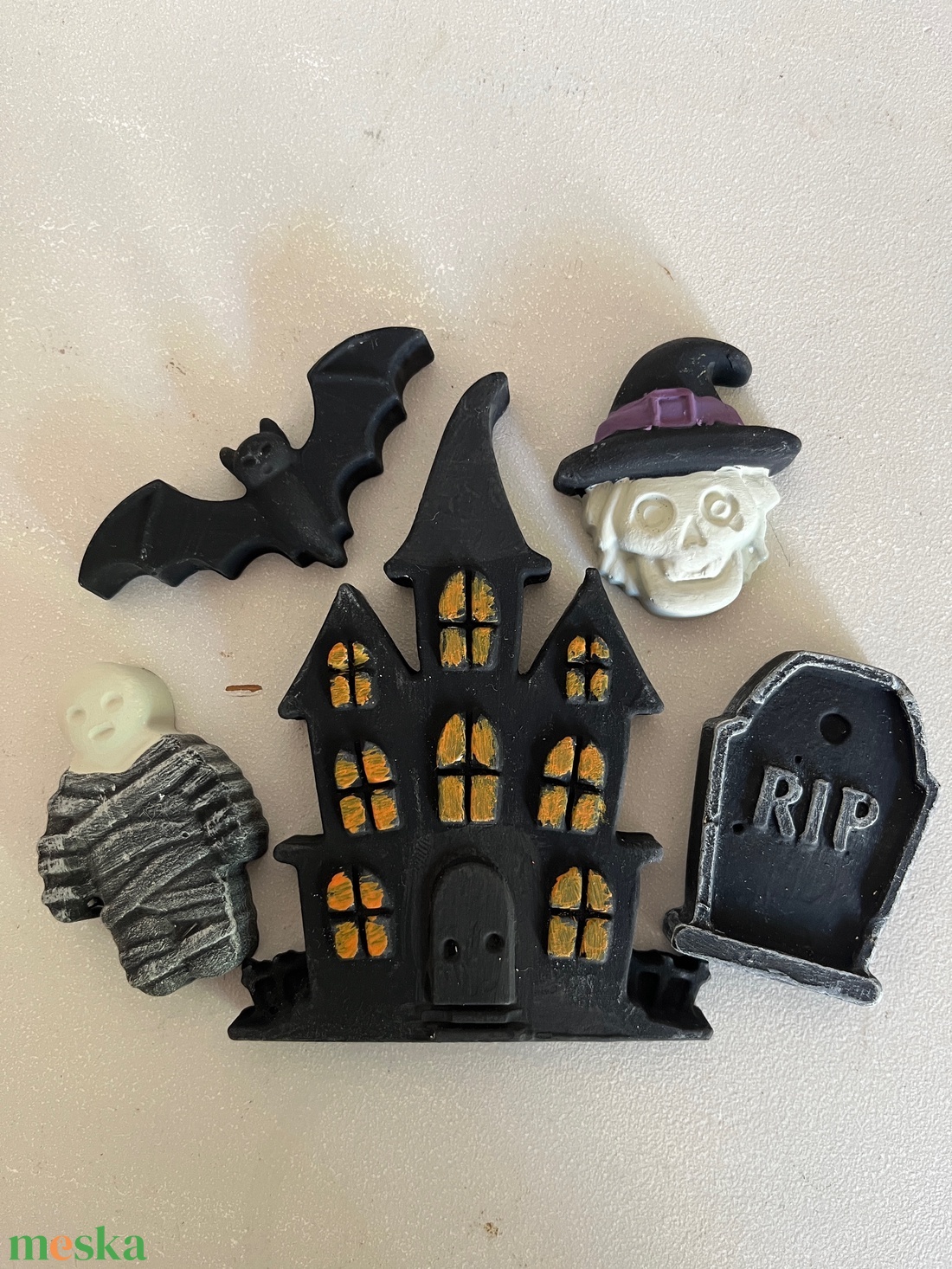 Modellgipsz halloween-i figurák - kellékek & szerszámok - dekorációs kellékek - figurák - Meska.hu