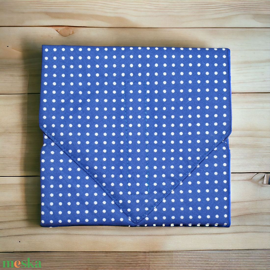 Kék pöttyös textil szendvics csomagoló, újraszalvéta - táska & tok - uzsonna- & ebéd tartó - szendvics csomagoló - Meska.hu Kék pöttyös textil szendvics csomagoló, újraszalvéta - táska & tok - uzsonna- & ebéd tartó - szendvics csomagoló - Meska.hu