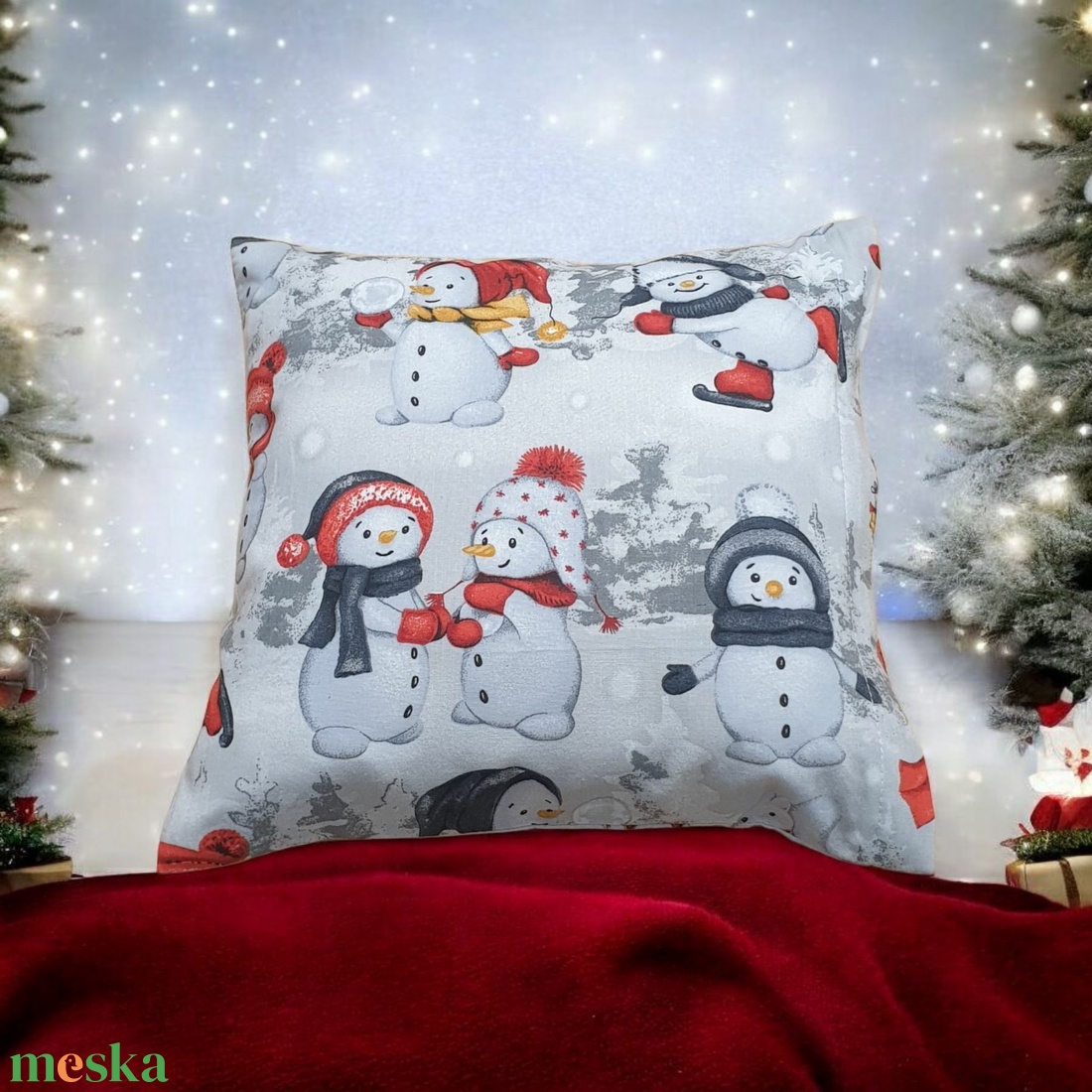 3030 cm allergénmentes díszpárna cserélhető gyógynövényes tasakkal - szépségápolás - egészségmegőrzési kellékek - gyógynövénypárna - Meska.hu