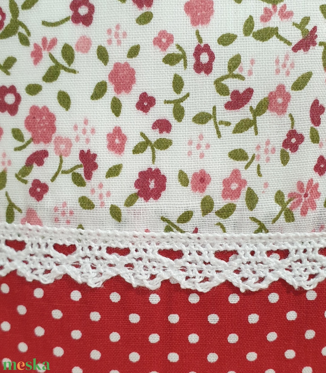 Kenyeres, pékárus zsák pamut csipkével  - otthon & életmód - konyhafelszerelés, tálalás - konyhai tárolás - kenyértartó - Meska.hu