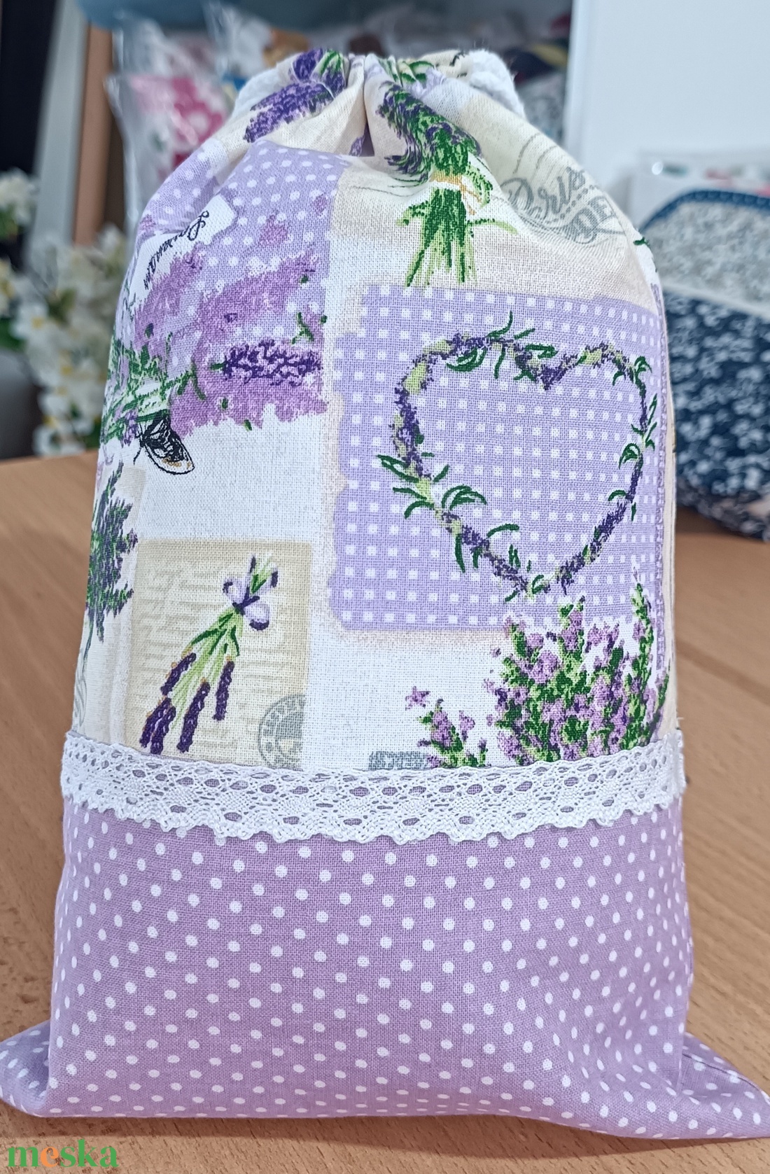 Uzsonnás kis tasak vagy tisztasági zsák 18x27cm - táska & tok - uzsonna- & ebéd tartó - ebéd tasak, doboz - Meska.hu