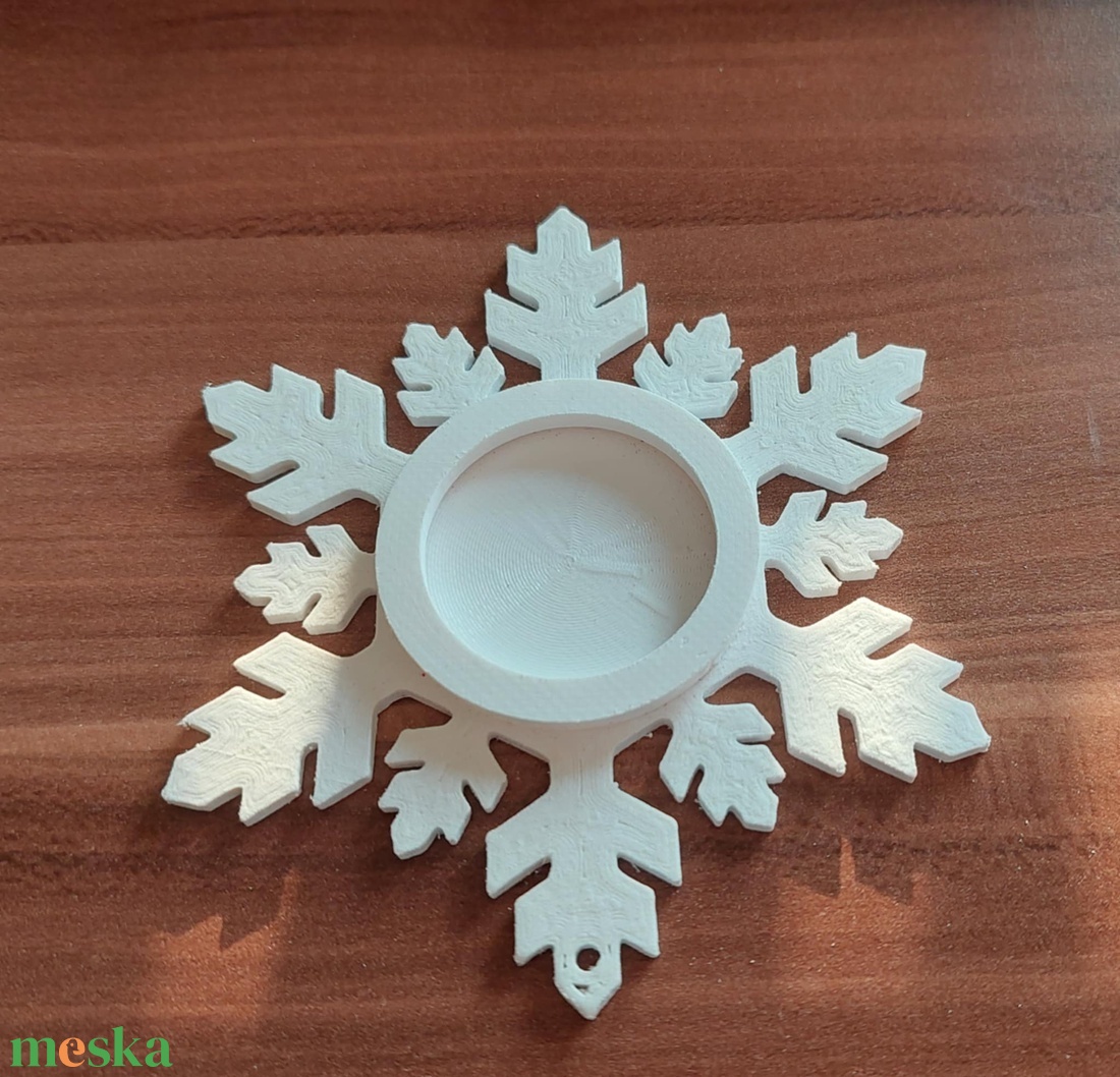 Karácsonyi hópehely - karácsony - karácsonyi lakásdekoráció - karácsonyfadíszek - Meska.hu