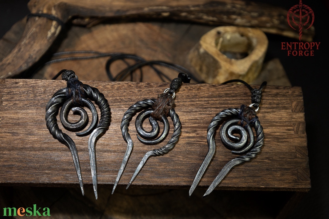 Kovácsolt Acél Lélek Talizmán - ékszer - nyaklánc - medál - Meska.hu