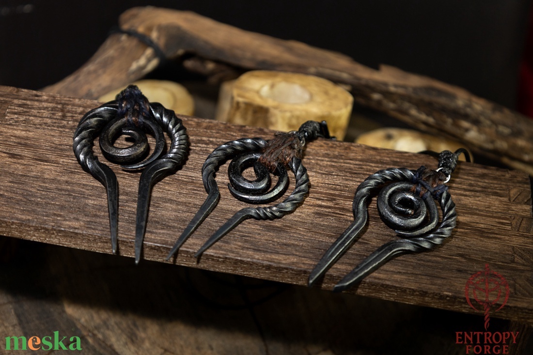 Kovácsolt Acél Lélek Talizmán - ékszer - nyaklánc - medál - Meska.hu