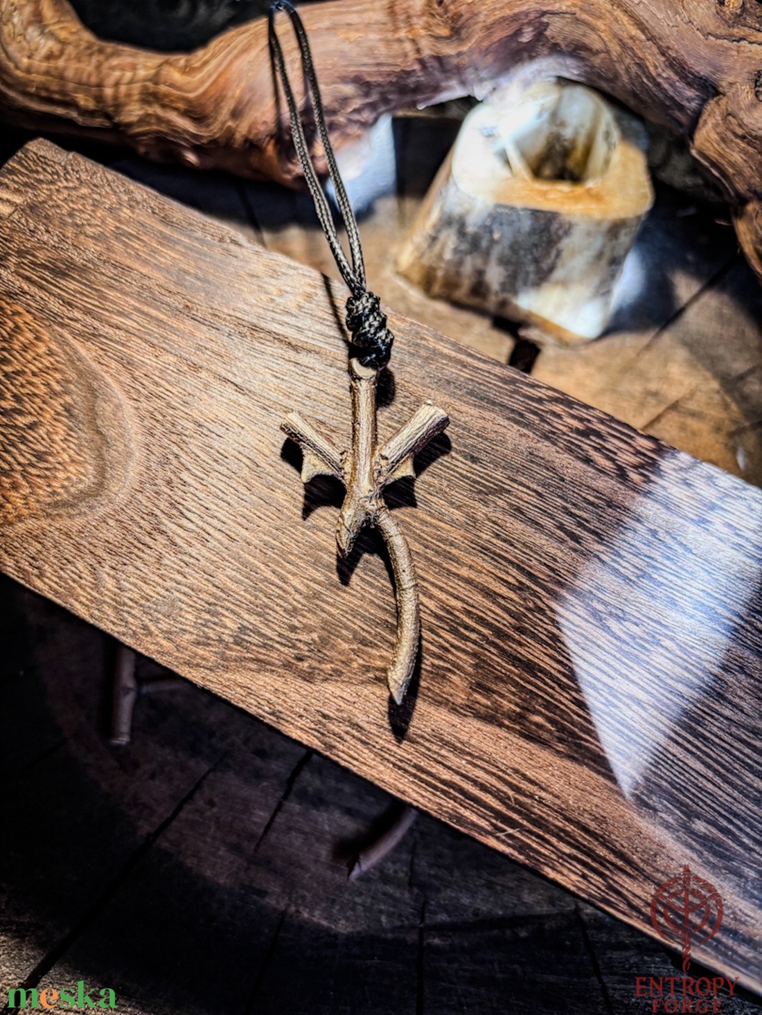 Bronz Talizmán �Tüske - ékszer - nyaklánc - medál - Meska.hu