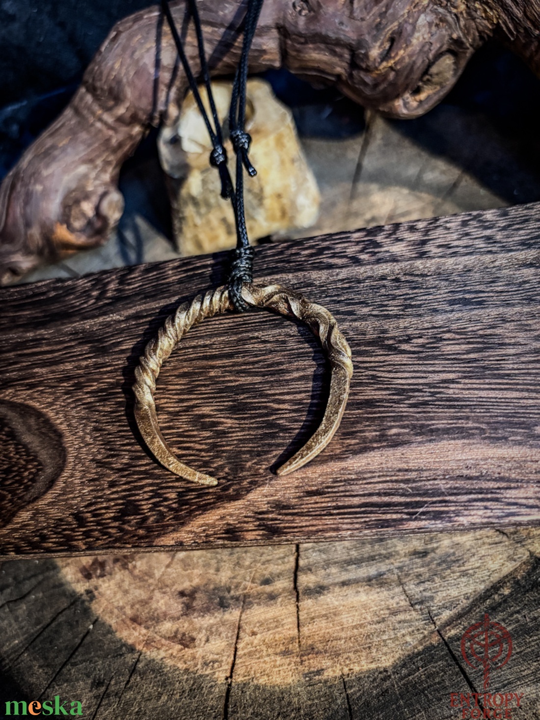 Bronz Hold Talizmán  - ékszer - nyaklánc - medál - Meska.hu