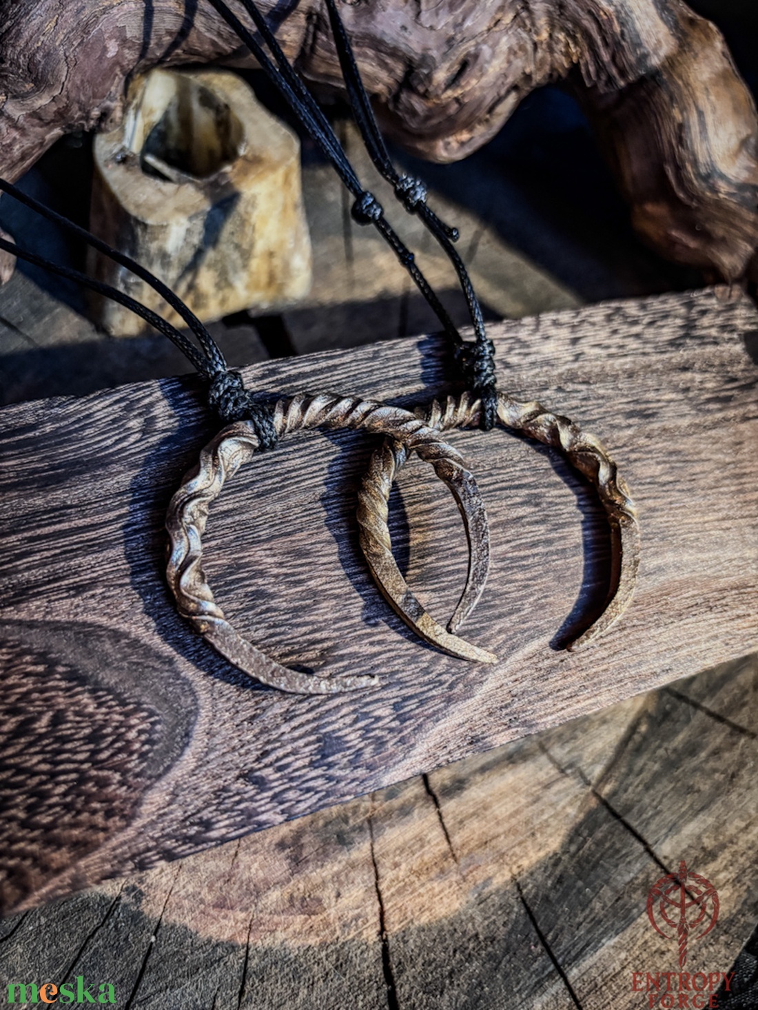 Bronz Hold Talizmán  - ékszer - nyaklánc - medál - Meska.hu