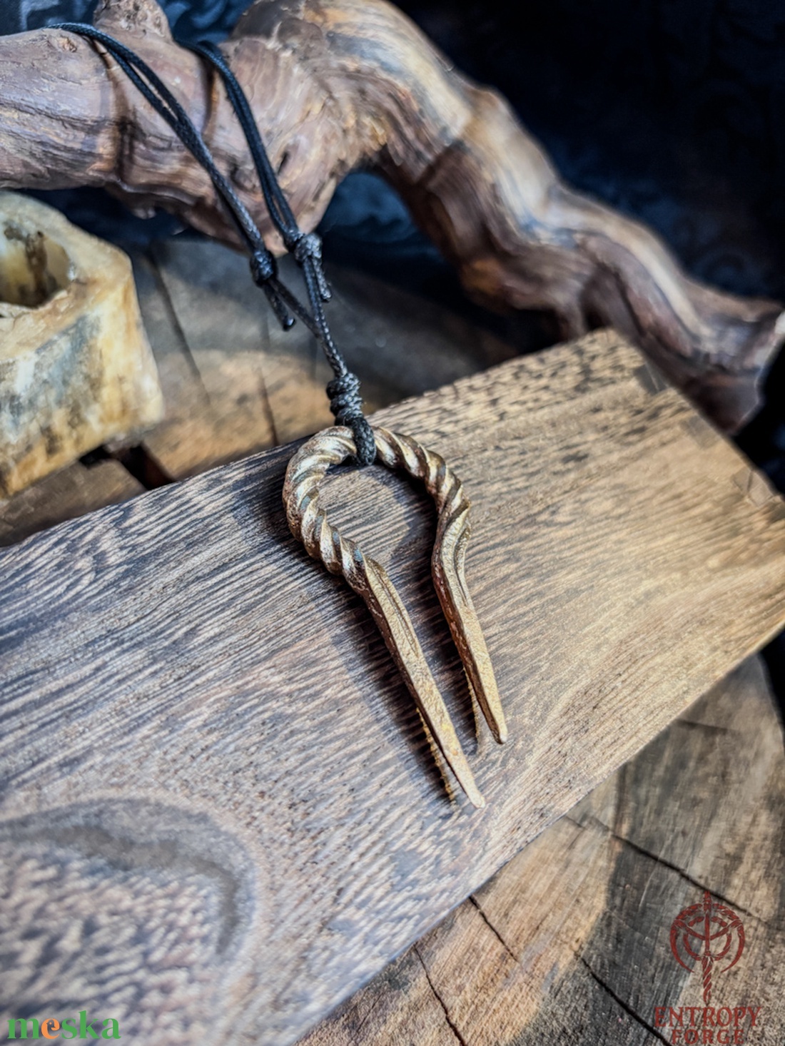 Bronz Talizmán �Hollow Sun - ékszer - nyaklánc - medál - Meska.hu