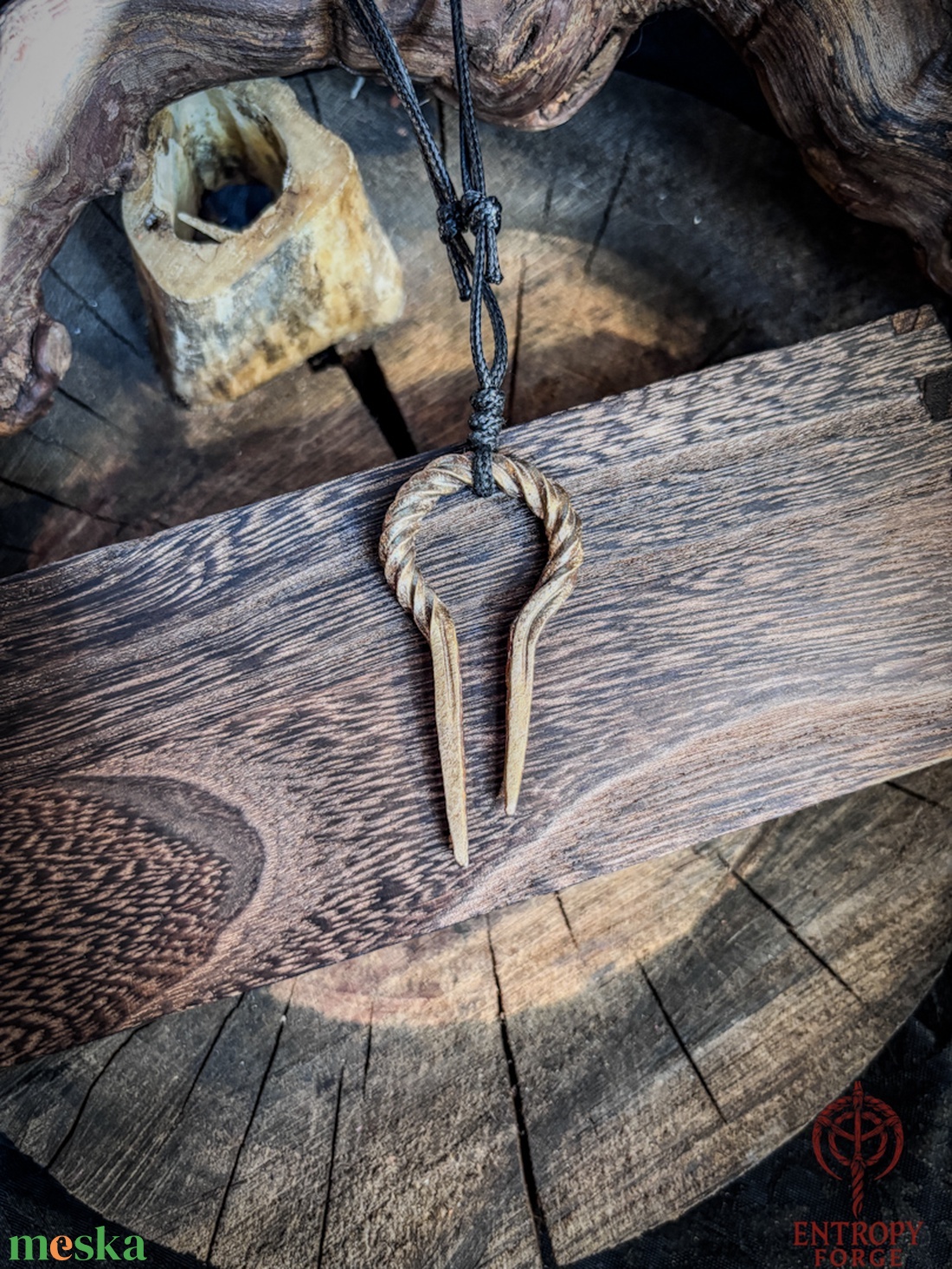 Bronz Talizmán �Hollow Sun - ékszer - nyaklánc - medál - Meska.hu