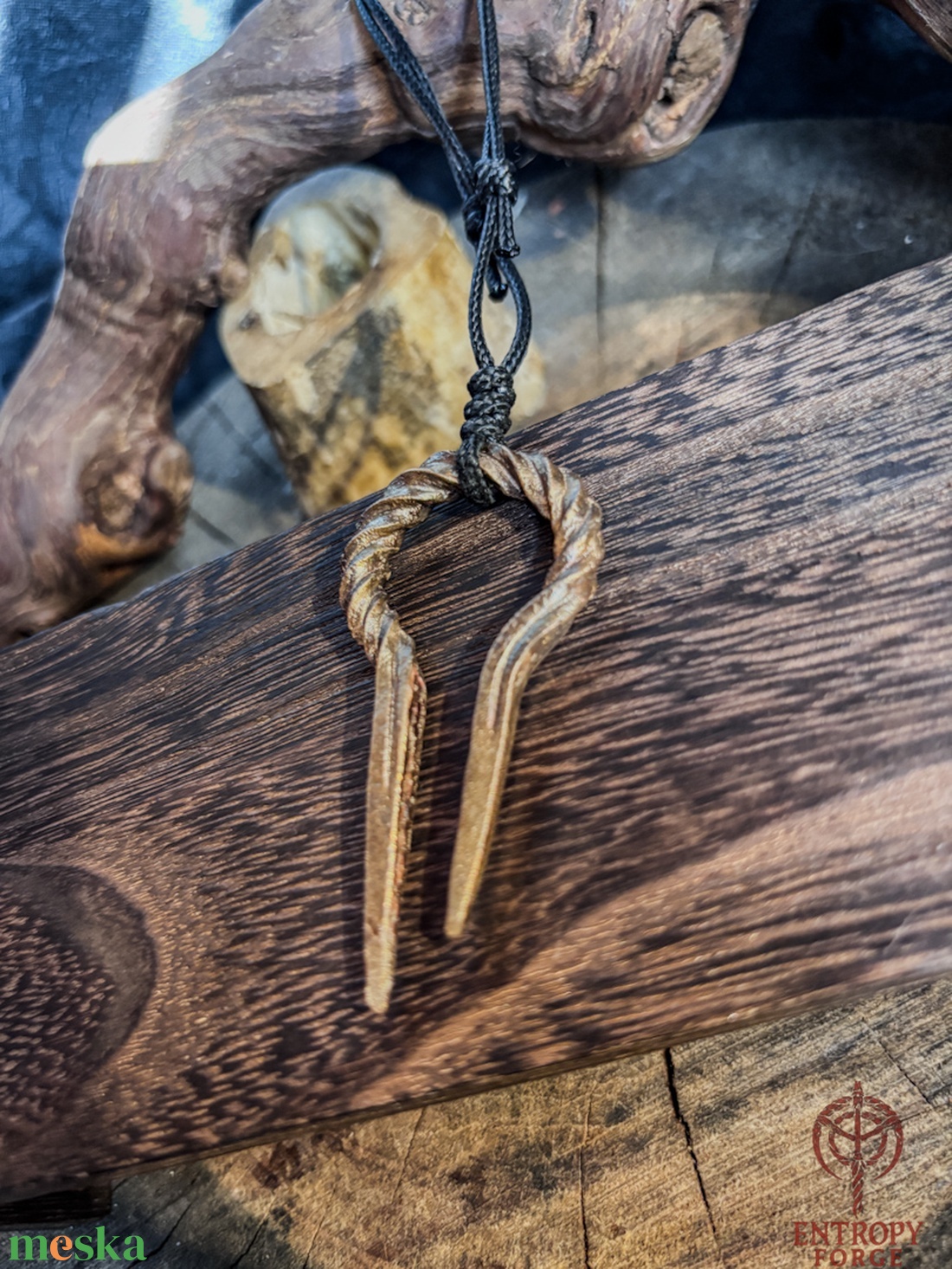 Bronz Talizmán �Hollow Sun - ékszer - nyaklánc - medál - Meska.hu