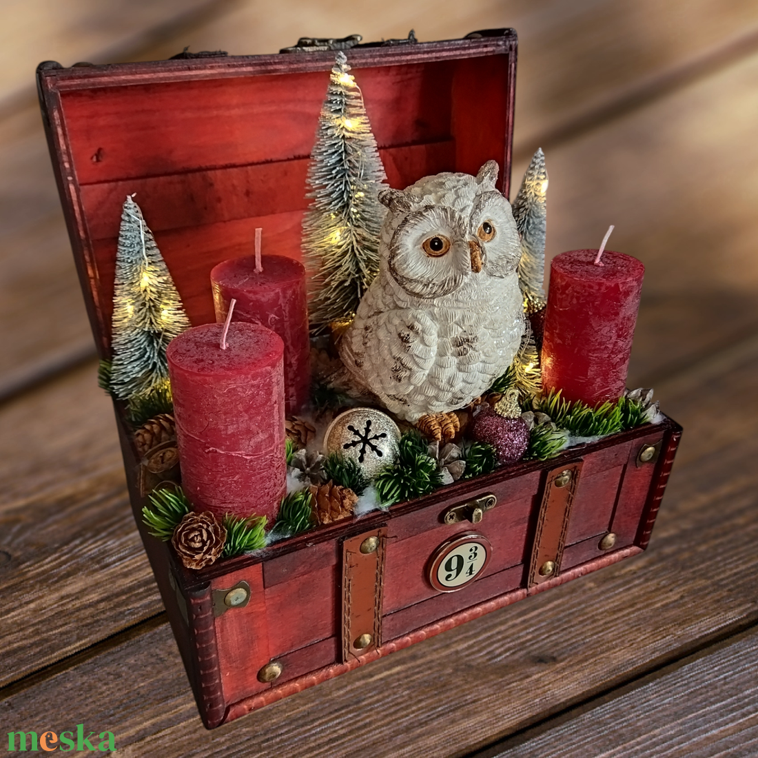 Harry Potter adventi bőrönd - karácsony - adventi díszek - adventi asztaldísz - Meska.hu Harry Potter adventi bőrönd - karácsony - adventi díszek - adventi asztaldísz - Meska.hu