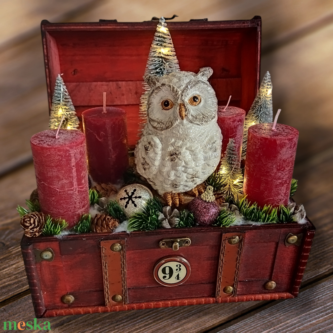 Harry Potter adventi bőrönd - karácsony - adventi díszek - adventi asztaldísz - Meska.hu Harry Potter adventi bőrönd - karácsony - adventi díszek - adventi asztaldísz - Meska.hu