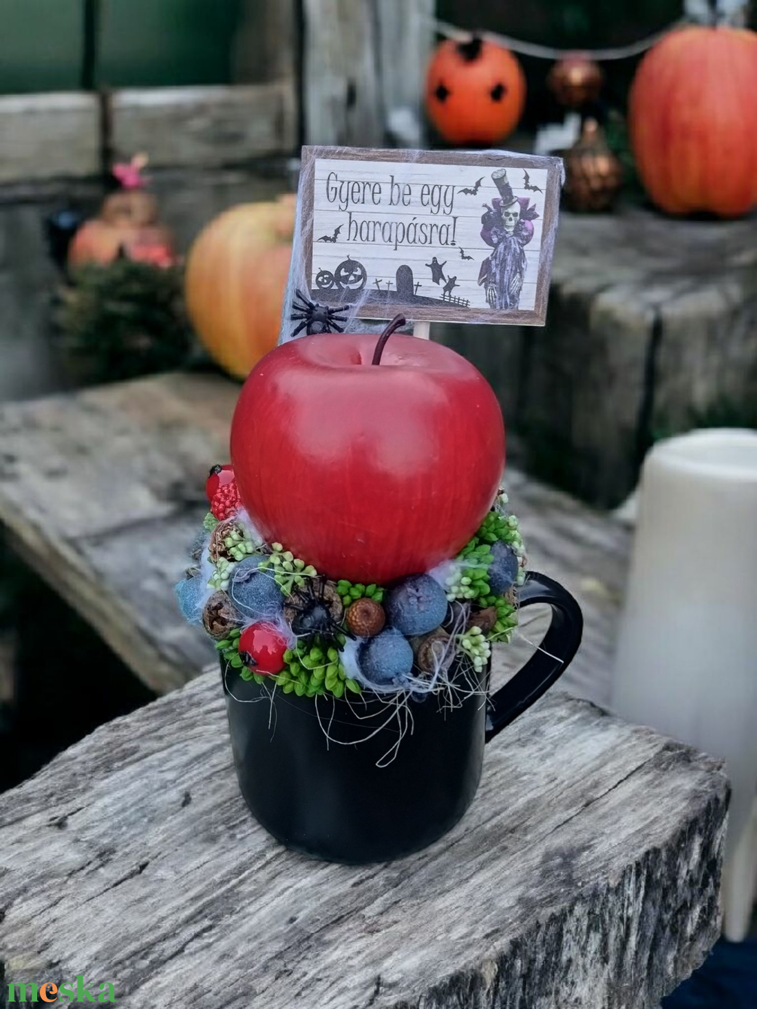 Halloweeni asztaldísz  - otthon & életmód - dekoráció - asztal és polc dekoráció - asztaldísz - Meska.hu