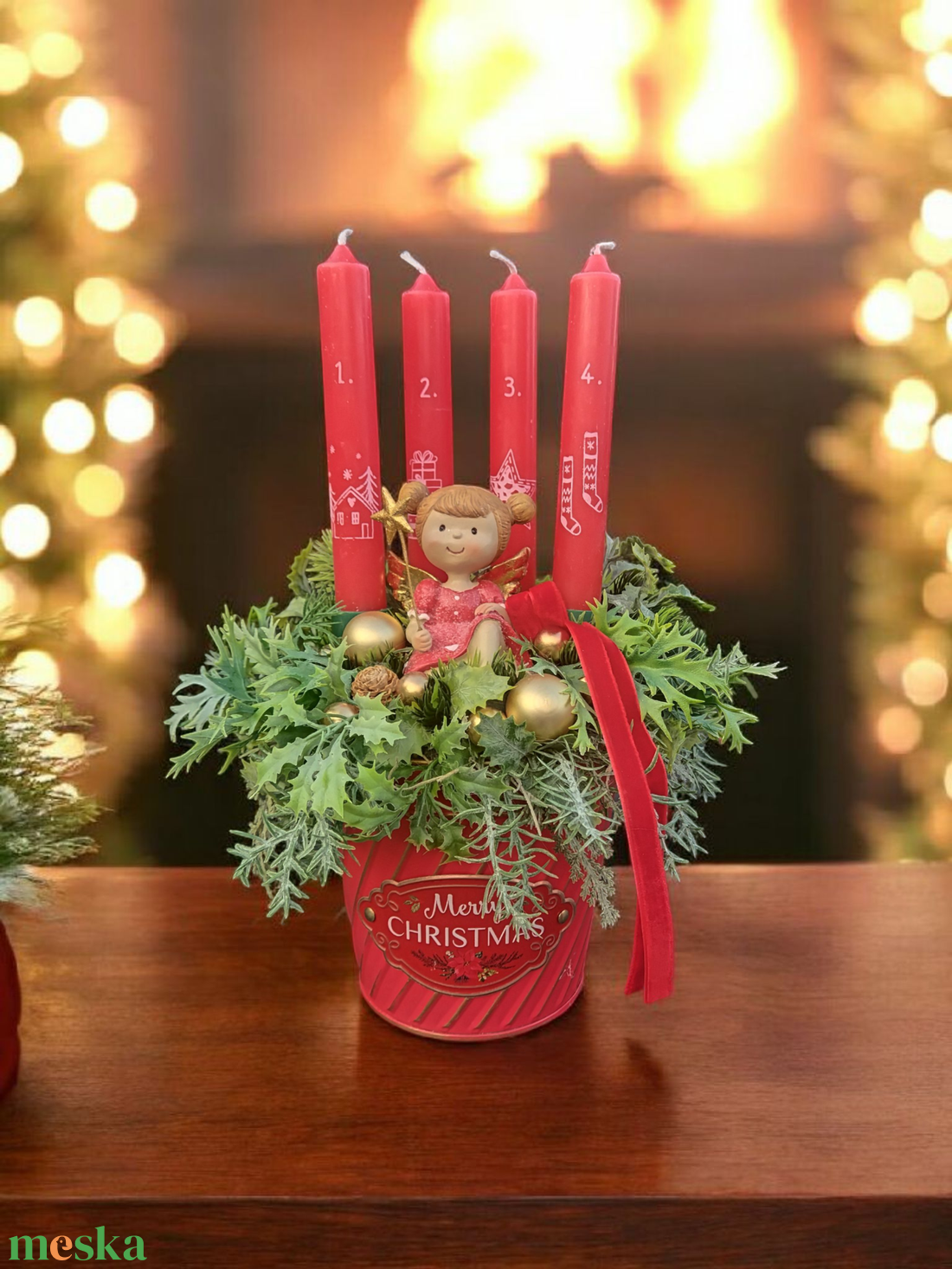 Adventi asztaldísz - karácsony - adventi díszek - adventi asztaldísz - Meska.hu Adventi asztaldísz - karácsony - adventi díszek - adventi asztaldísz - Meska.hu
