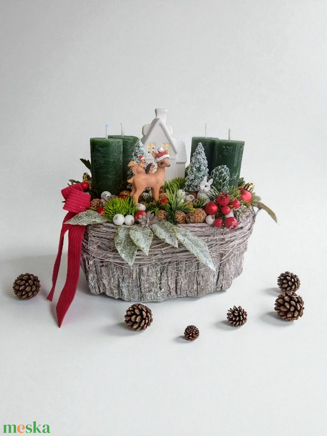 Mesebeli adventi asztaldísz  - karácsony - adventi díszek - adventi asztaldísz - Meska.hu
