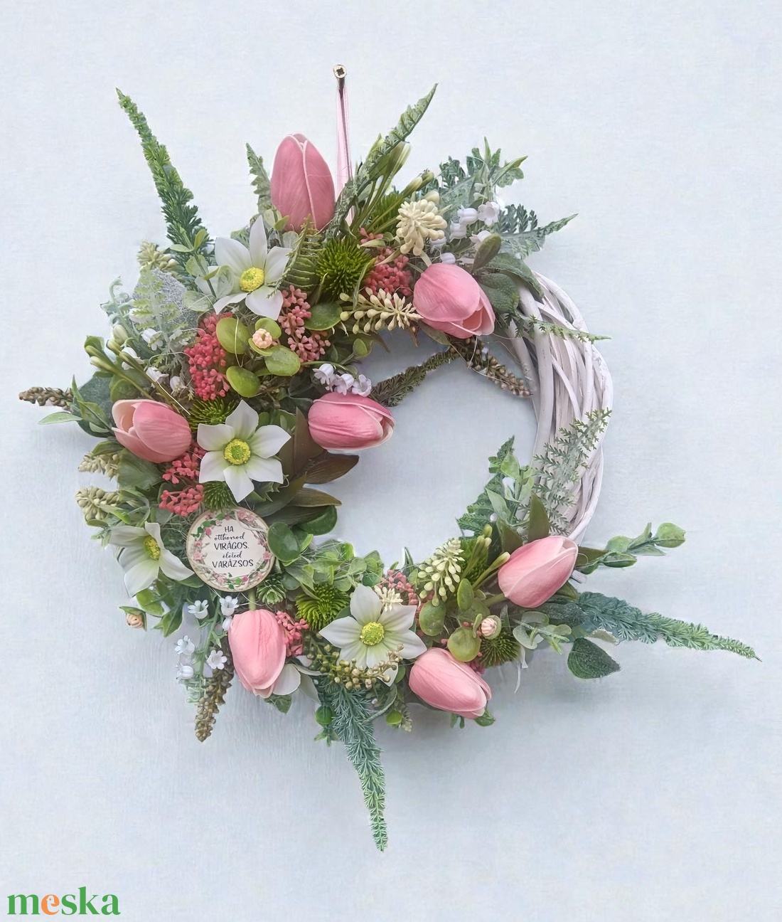 Tavaszi ajtódísz  - otthon & életmód - dekoráció - ajtó- és ablak dekoráció - ablakdísz - Meska.hu