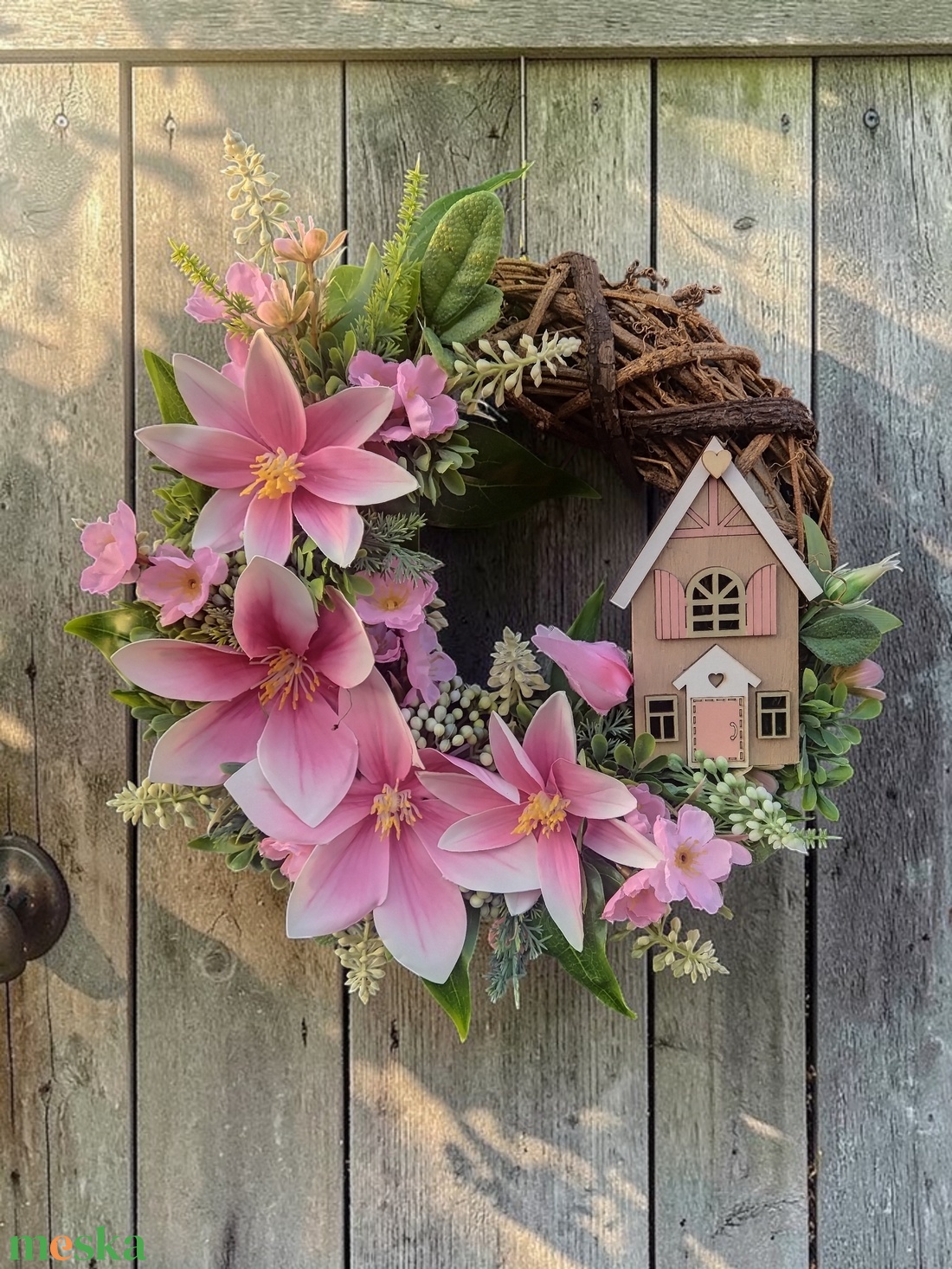 Tavaszi ajtódísz  - otthon & életmód - dekoráció - ajtó- és ablak dekoráció - ajtódísz & kopogtató - Meska.hu