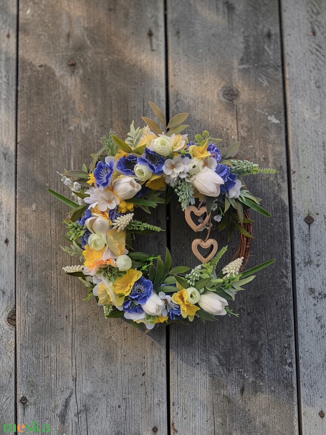 Tavaszi ajtódísz  - otthon & életmód - dekoráció - ajtó- és ablak dekoráció - ajtódísz & kopogtató - Meska.hu