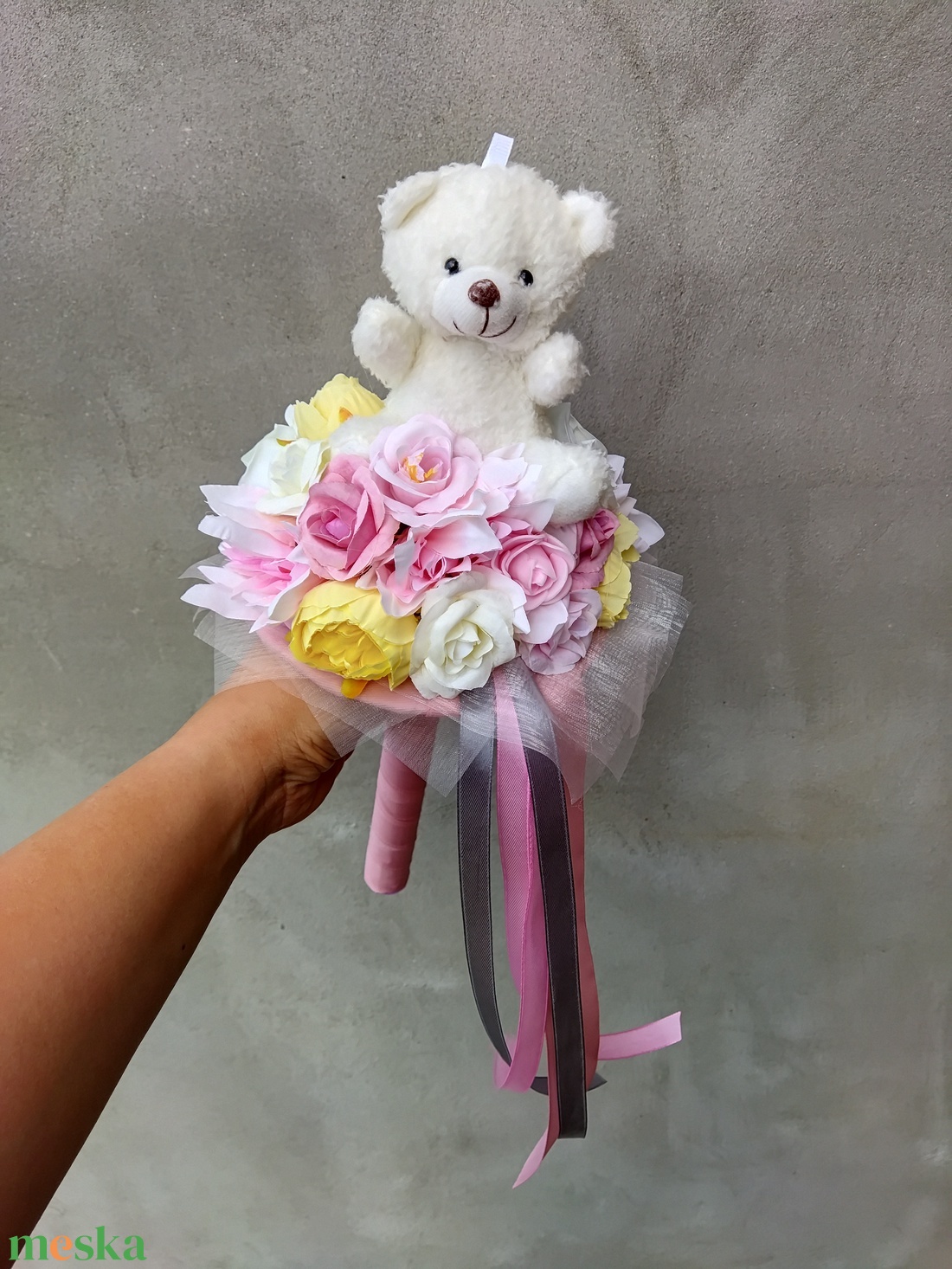 Macis ballagási csokor, emlék  - otthon & életmód - virágdekoráció - virágok - virágcsokor - Meska.hu