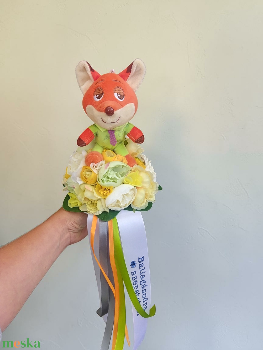 Zootropolis, ballagási csokor/emlék - otthon & életmód - virágdekoráció - virágok - virágcsokor - Meska.hu