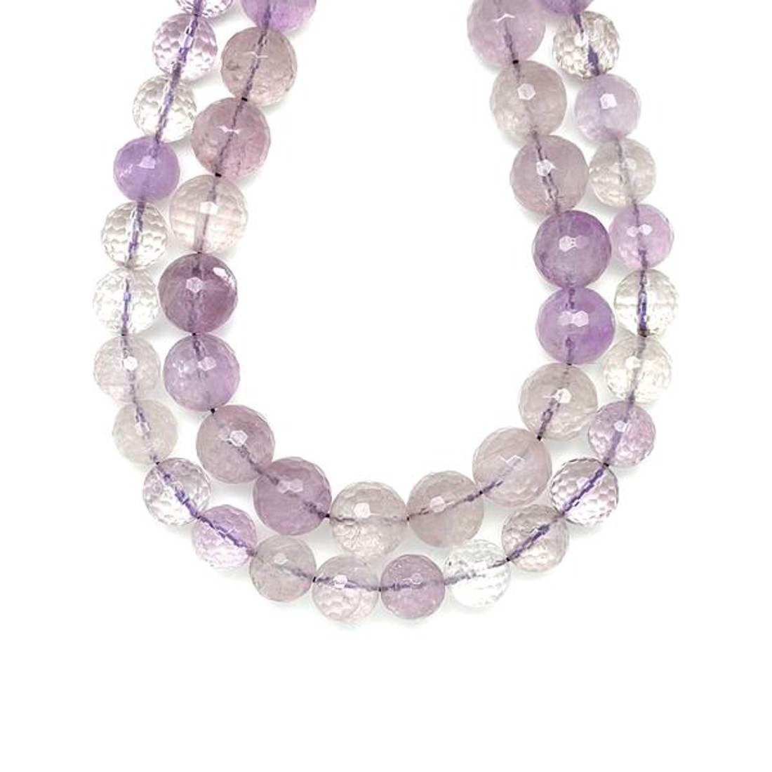 Ametiszt fazettált golyó 14mm ékszerkészítő alapanyag (füzér) - kellékek & szerszámok - ásvány alapanyag - ásványfüzér - Meska.hu