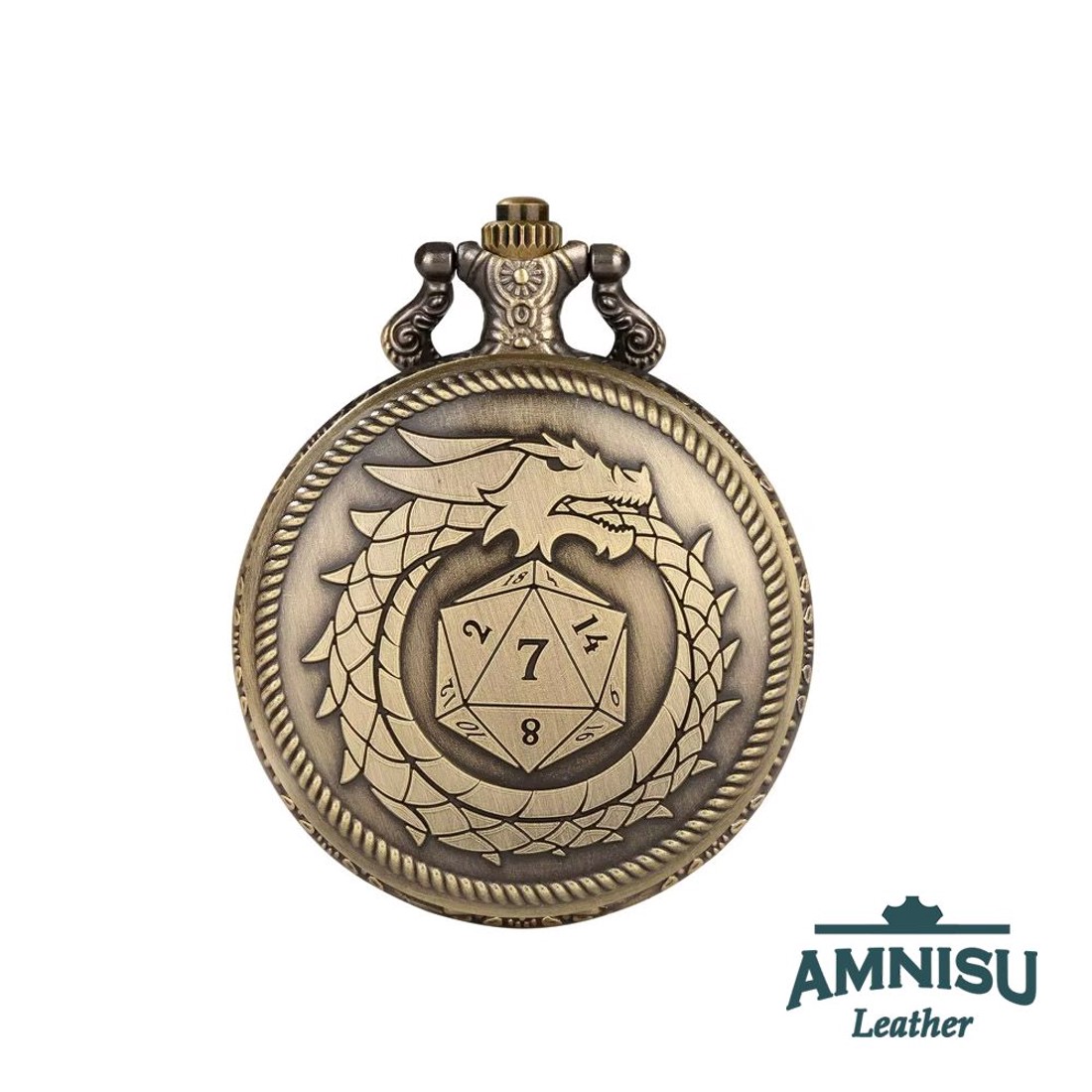 Bronz sárkány kocka körül mini fém kockaszett zsebóra tokban - játék & sport - szerepjáték - Meska.hu