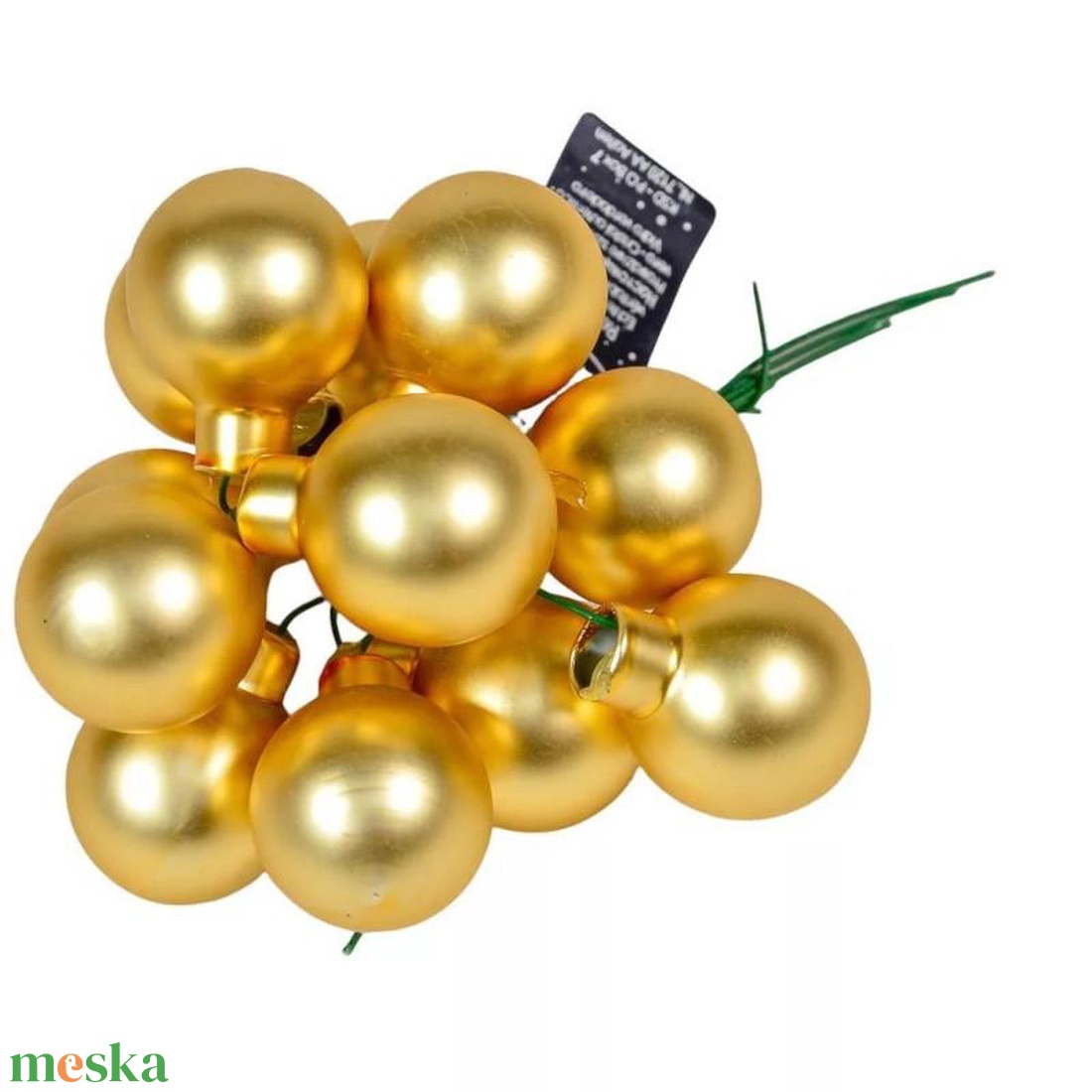 Üveggömb pick 2,5 cm - világos arany - matt 12 db - kellékek & szerszámok - dekorációs kellékek - üveggömb pick - Meska.hu Üveggömb pick 2,5 cm - világos arany - matt 12 db - kellékek & szerszámok - dekorációs kellékek - üveggömb pick - Meska.hu