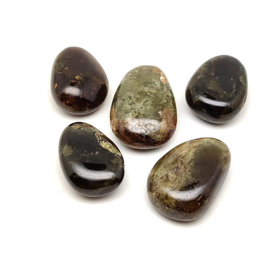 25/30mm Gránát grosszulár csepp - kellékek & szerszámok - ásvány alapanyag - marokkő - Meska.hu