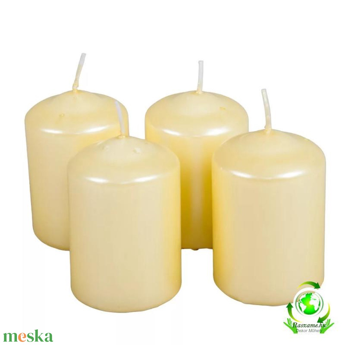 Metál henger gyertya szett 50x75mm - krém - kellékek & szerszámok - dekorációs kellékek - dekorációs gyertya - Meska.hu Metál henger gyertya szett 50x75mm - krém - kellékek & szerszámok - dekorációs kellékek - dekorációs gyertya - Meska.hu