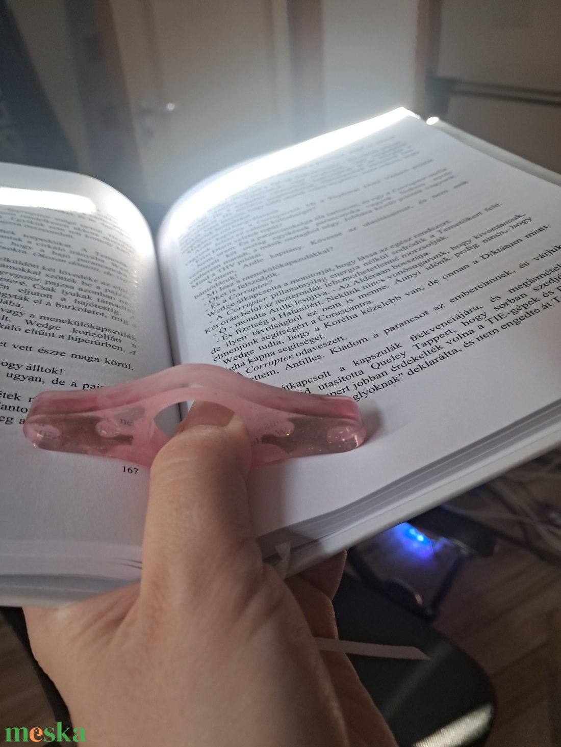 Felhők között a sárkány könyvgyűrű (alkony)2 - otthon & életmód - dekoráció - asztal és polc dekoráció - könyvtámasz - Meska.hu