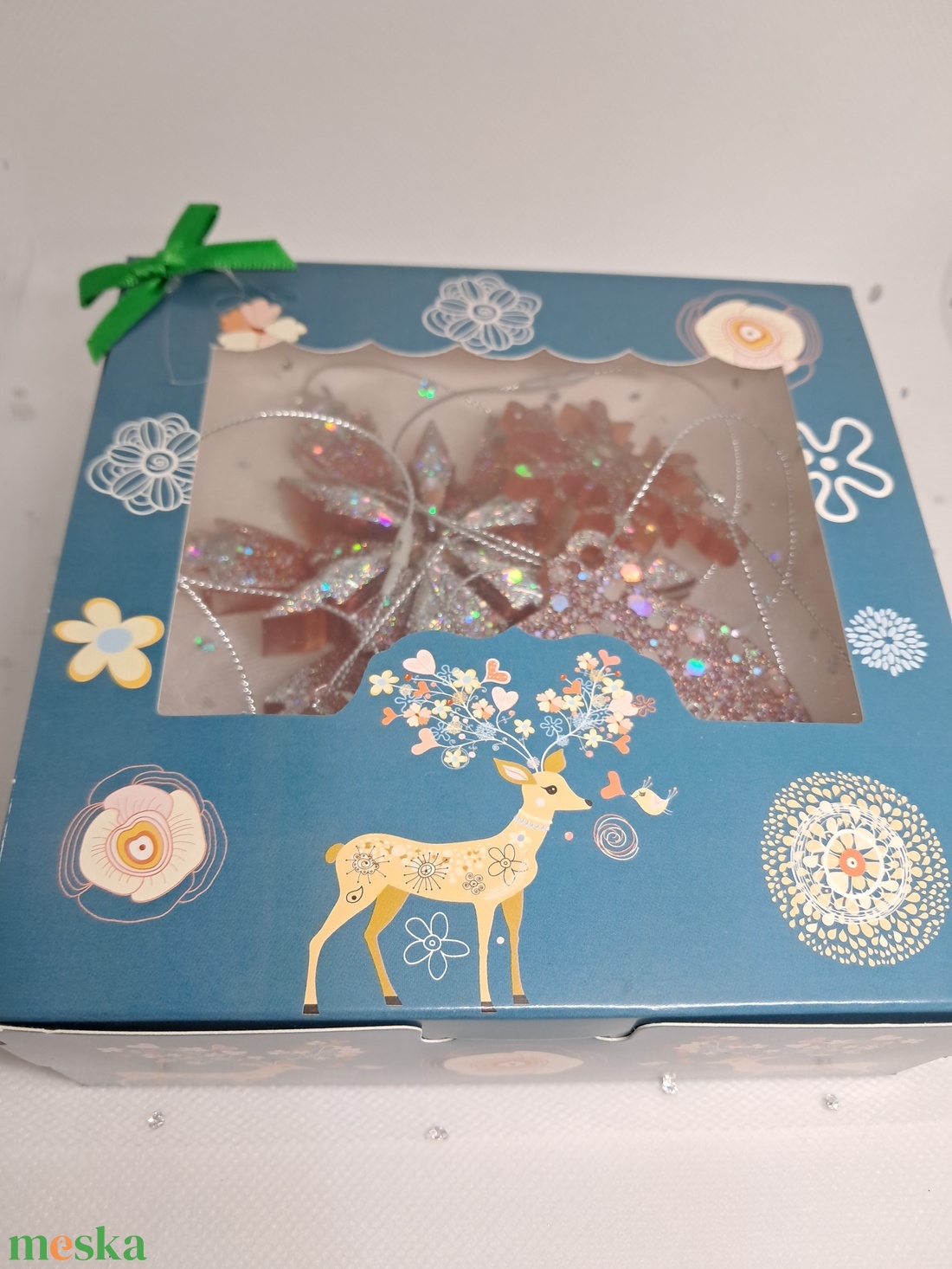 Rubinvörös varázs � epoxigyanta karácsonyfadísz szett - karácsony - karácsonyi lakásdekoráció - karácsonyfadíszek - Meska.hu