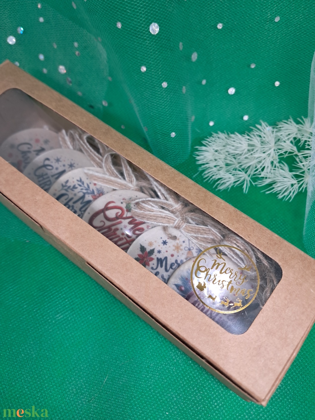 Natúr fa karácsonyfadíszek gyanta bevonattal - karácsony - karácsonyi lakásdekoráció - karácsonyfadíszek - Meska.hu