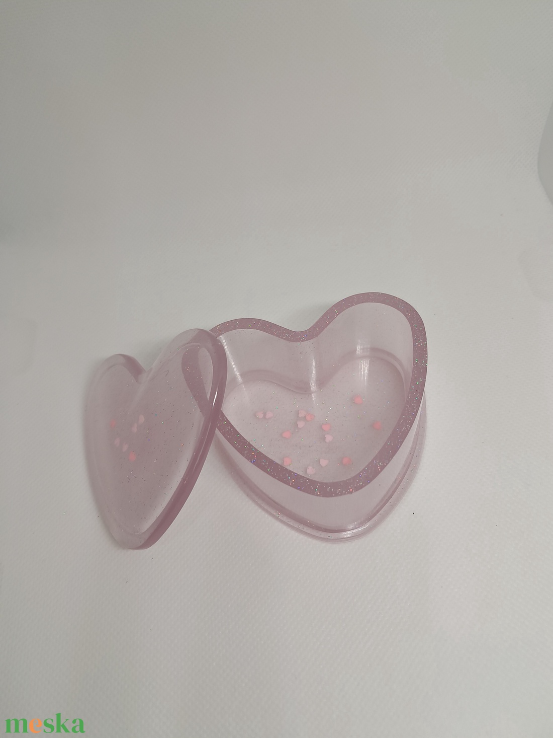 Pasztell rozsaszín ékszertartó - ékszer - ékszertartó - ékszerdoboz - Meska.hu