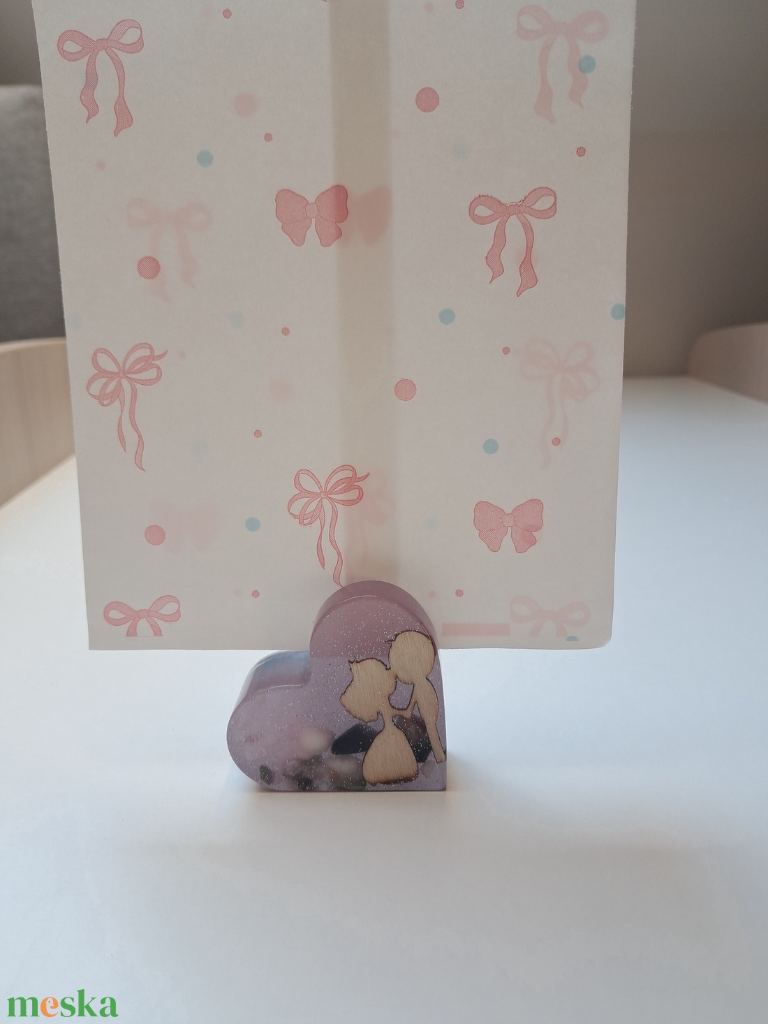 Fénykép/névjegykártya tartó - kellékek & szerszámok - hobby fa alapanyag - képkeret - Meska.hu