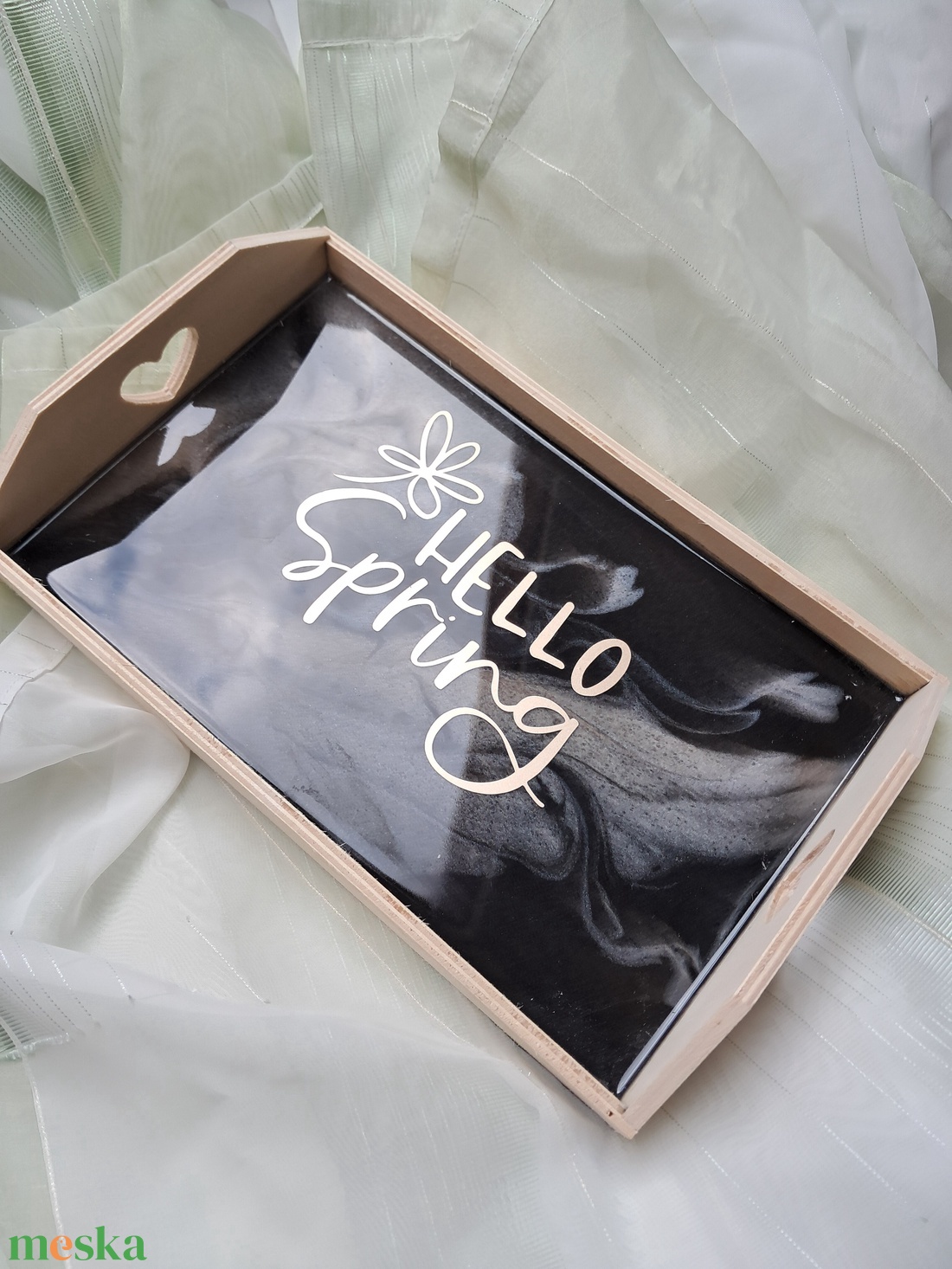 Epoxi-fa tálca - otthon & életmód - konyhafelszerelés, tálalás - tálalás - tálca - Meska.hu